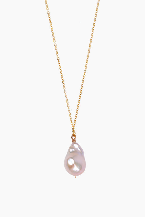 Baroque Pearl Drop Necklace