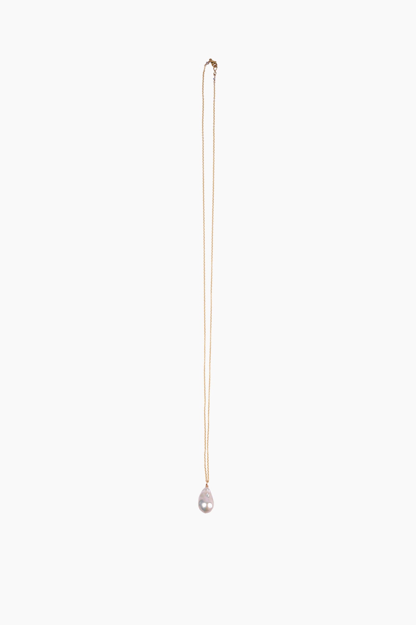 Baroque Pearl Drop Necklace