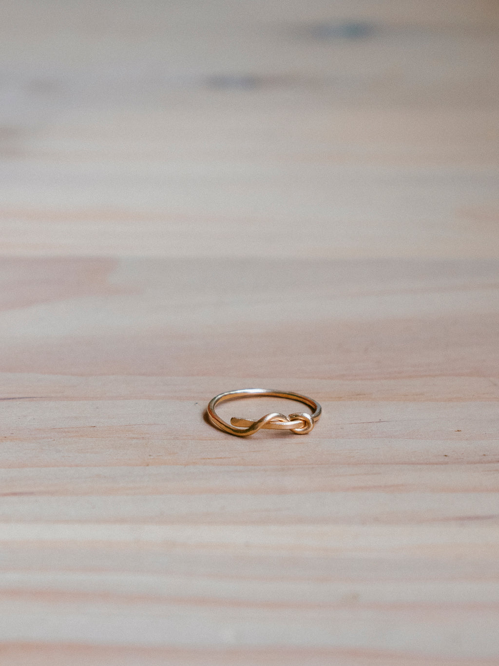 Thick 14K Knot Ring