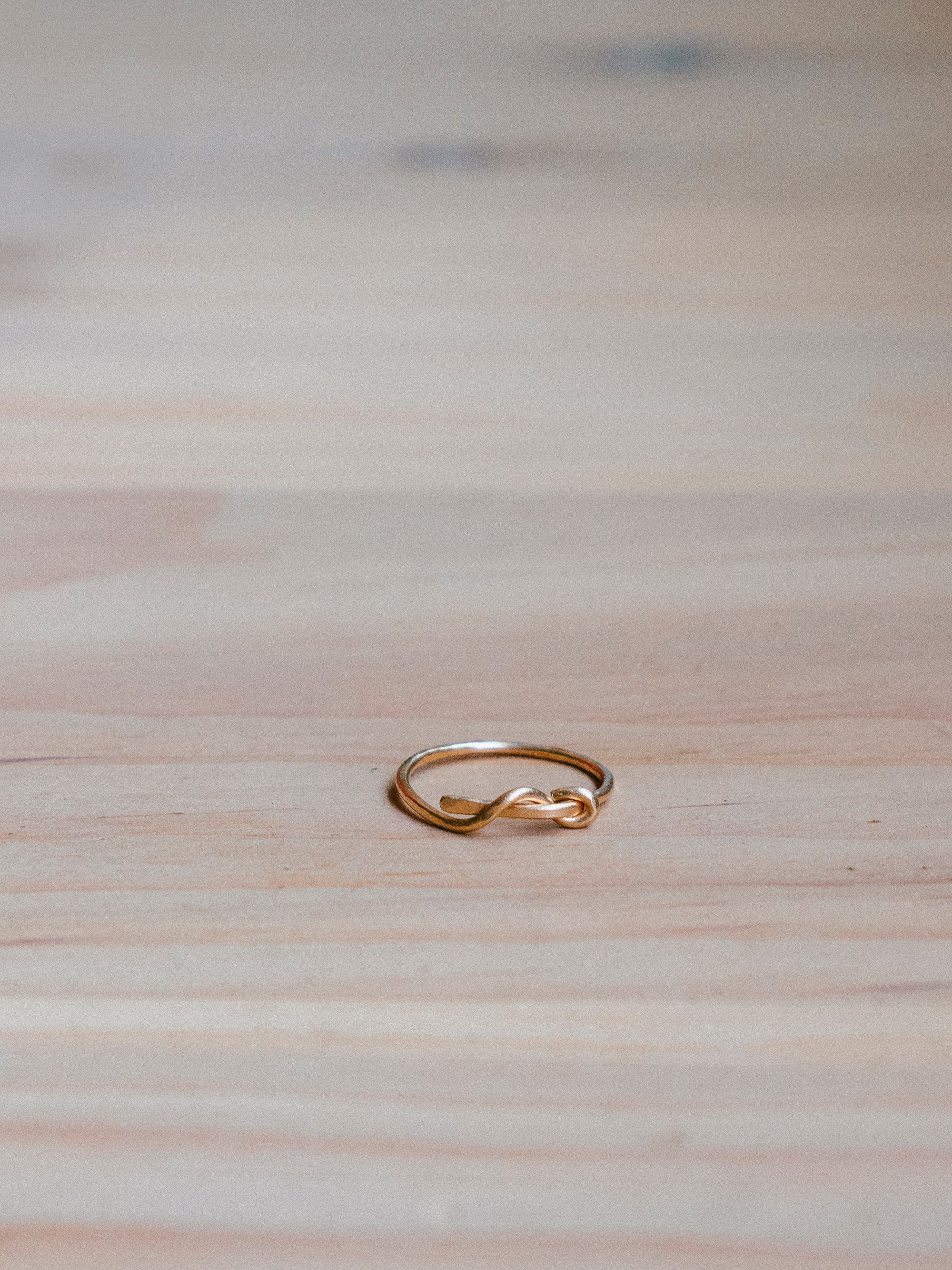 Thick 14K Knot Ring