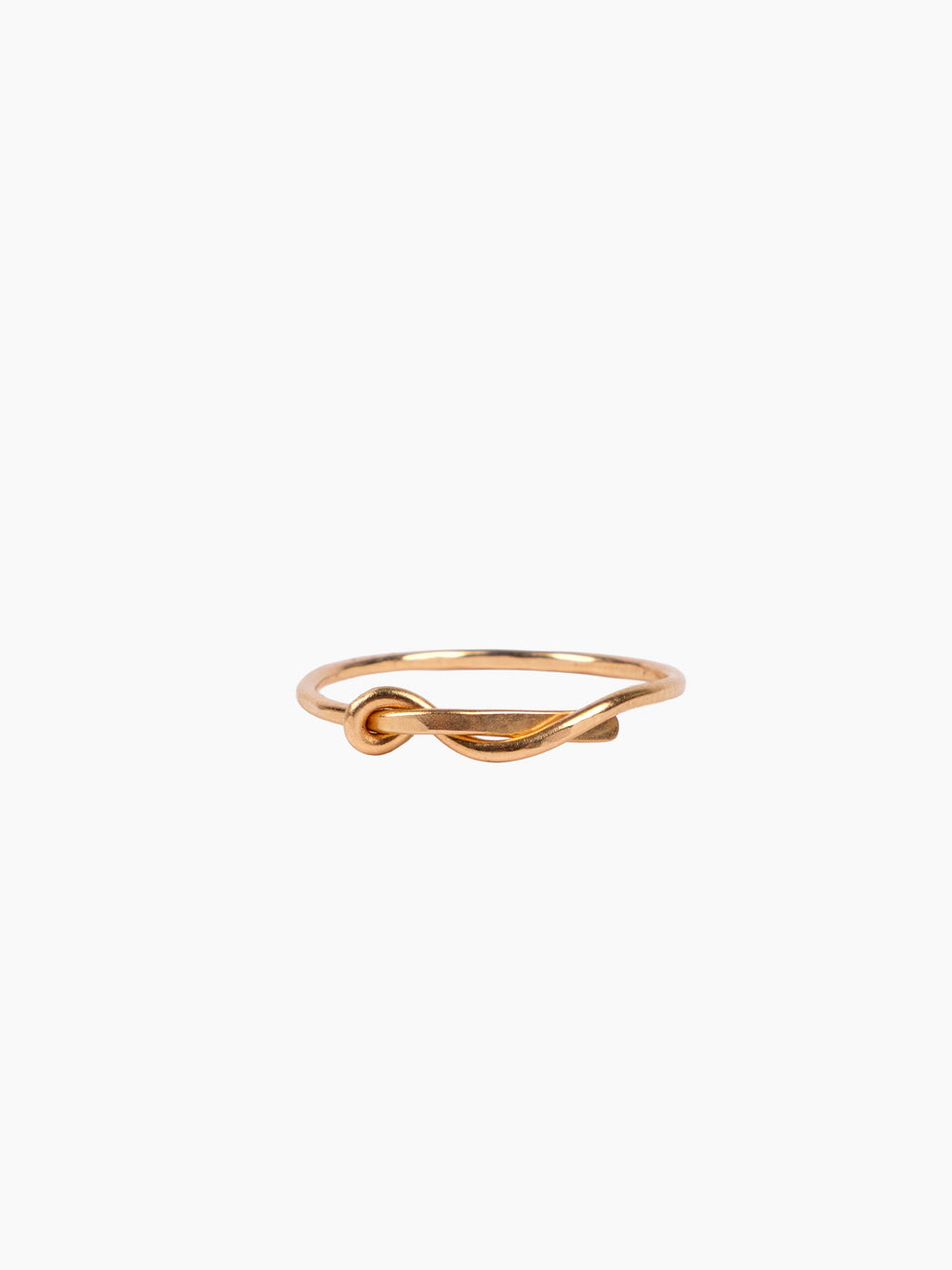 Thin 14K Knot Ring