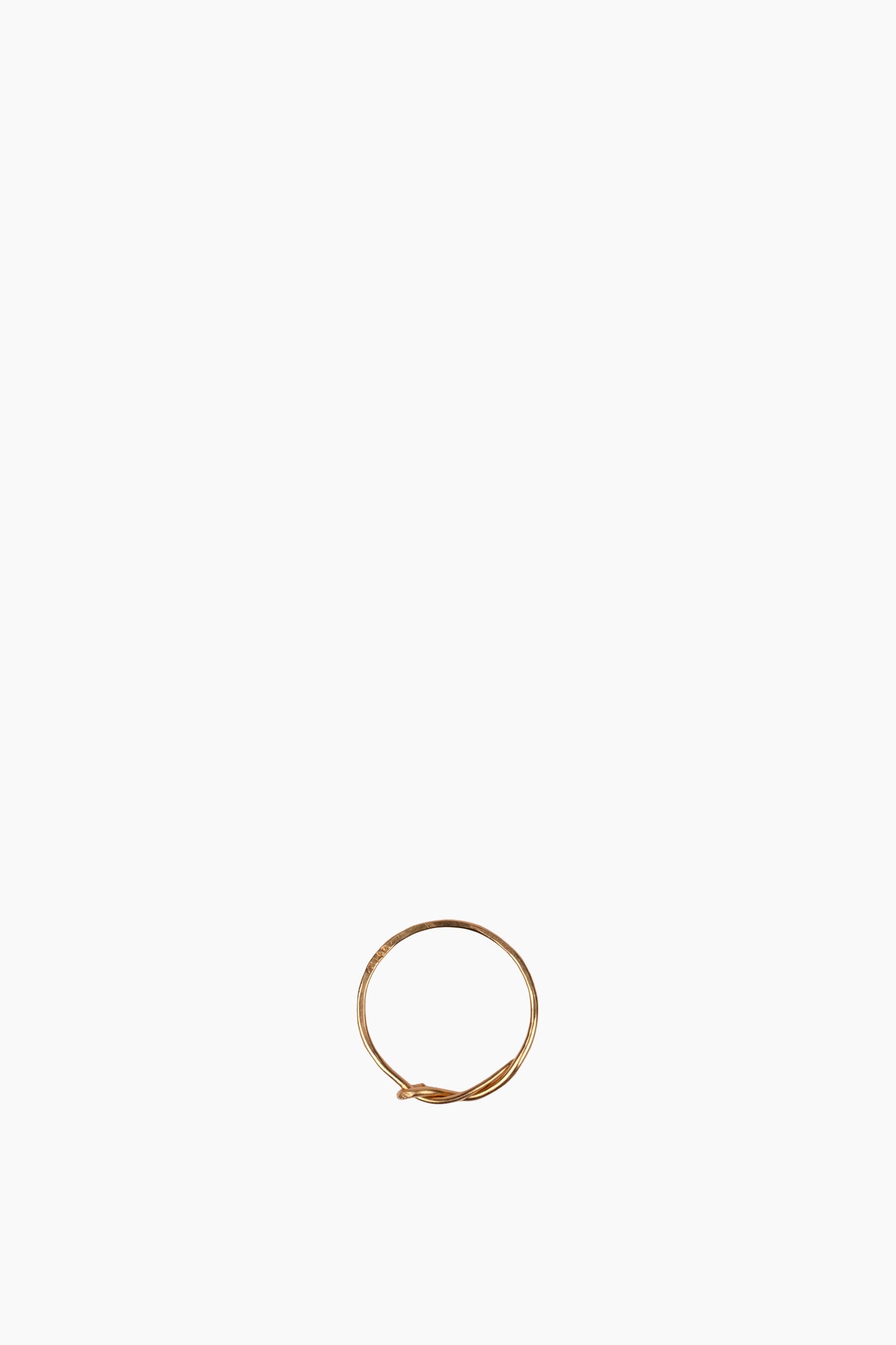 Thin 14K Knot Ring