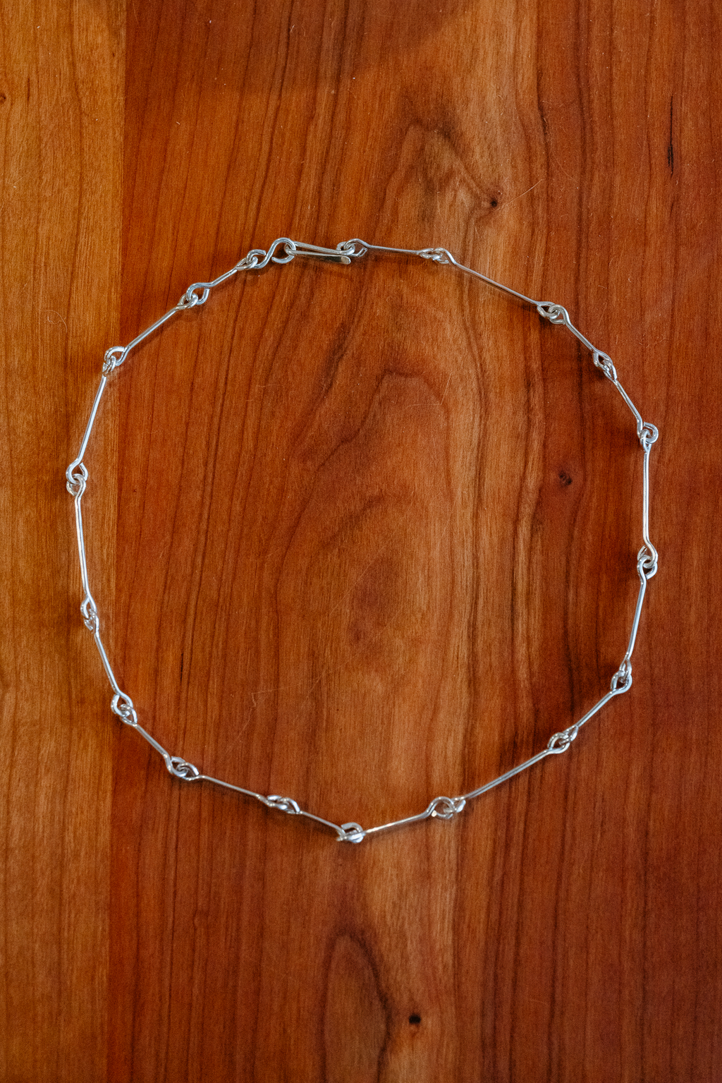Sterling Bone Chain Necklace