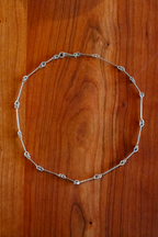 Sterling Bone Chain Necklace