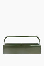 Single Layer Tool Box | Glossy Dark Green