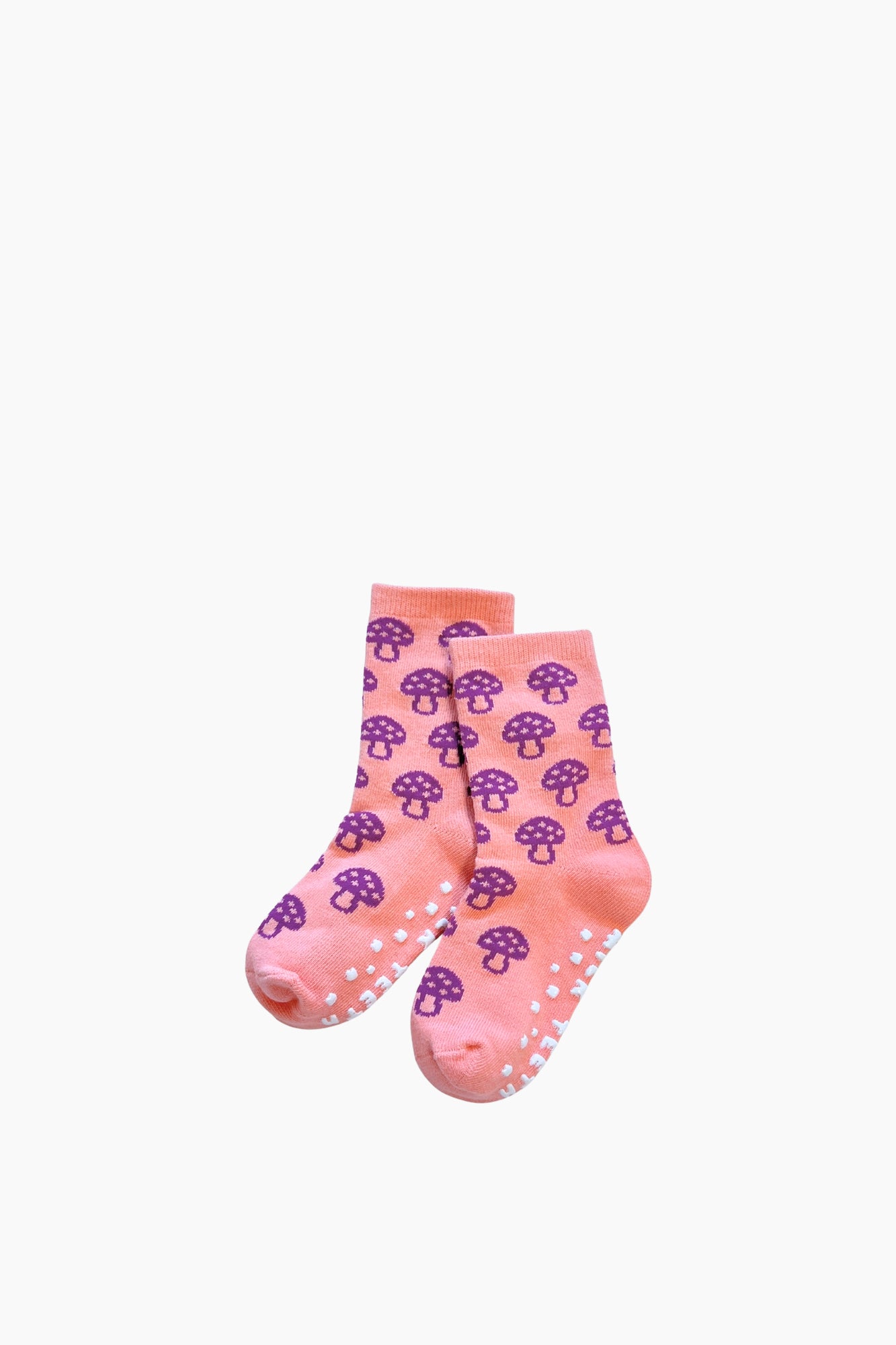 Grip Socks | Pink Mushroom