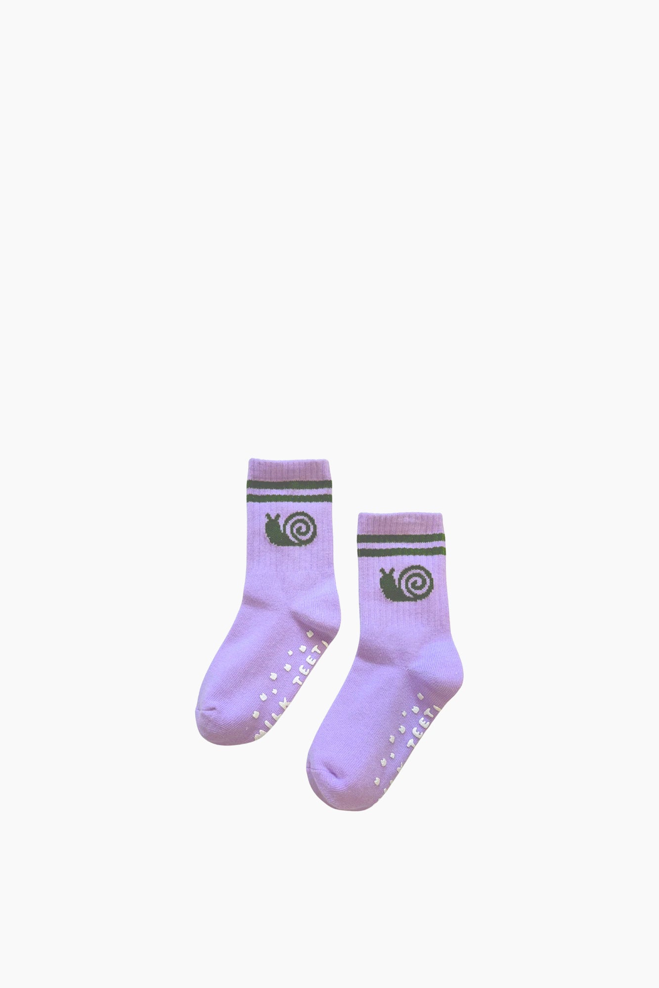 Ribbed Grip Socks | Snail