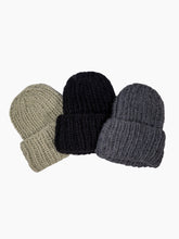 Load image into Gallery viewer, Baby Alpaca Mix Ribbed Beanie
