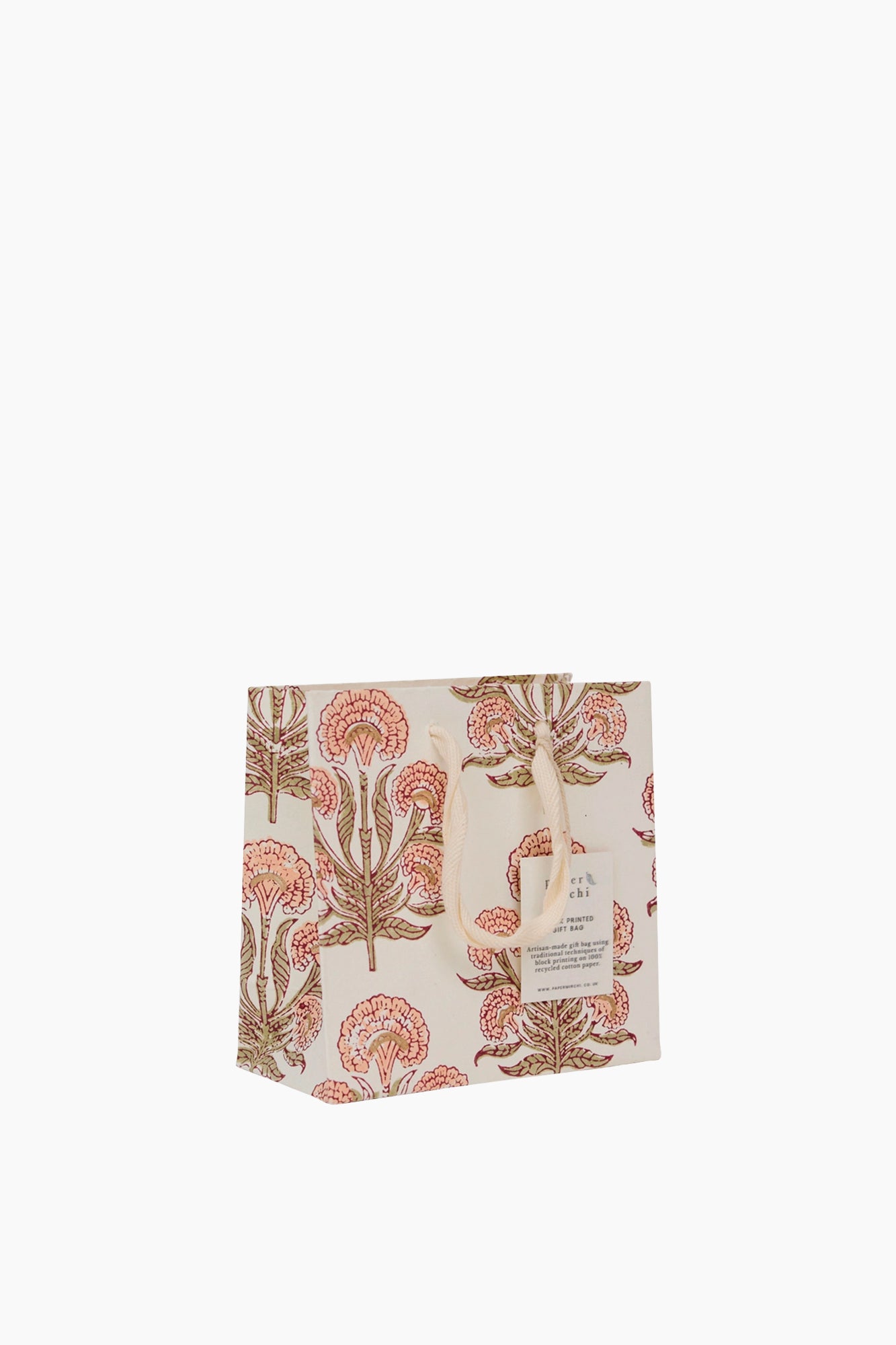 Recycled Cotton Handmade Gift Bag