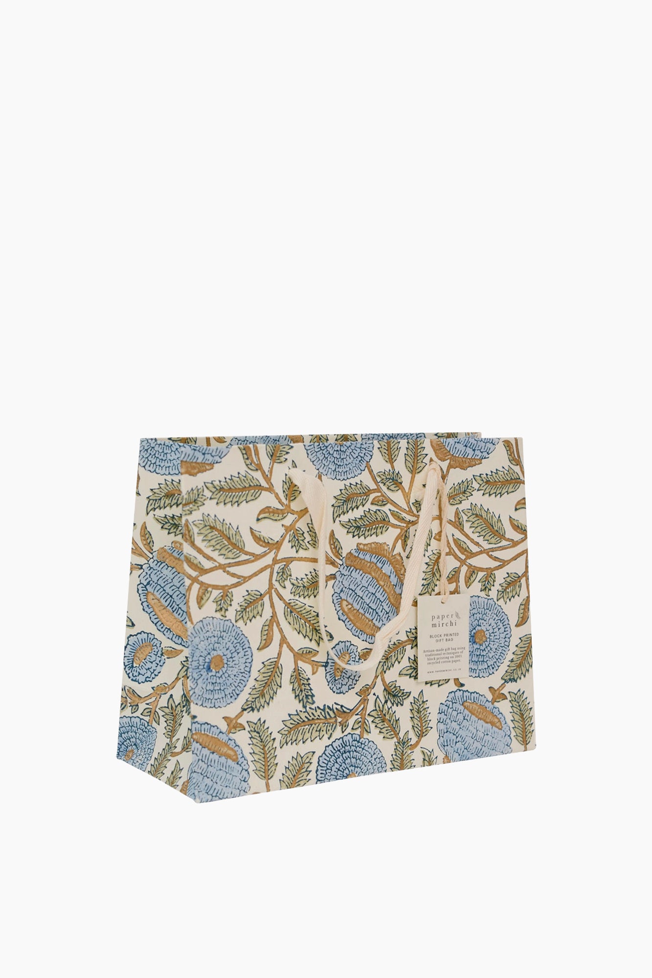 Recycled Cotton Handmade Gift Bag