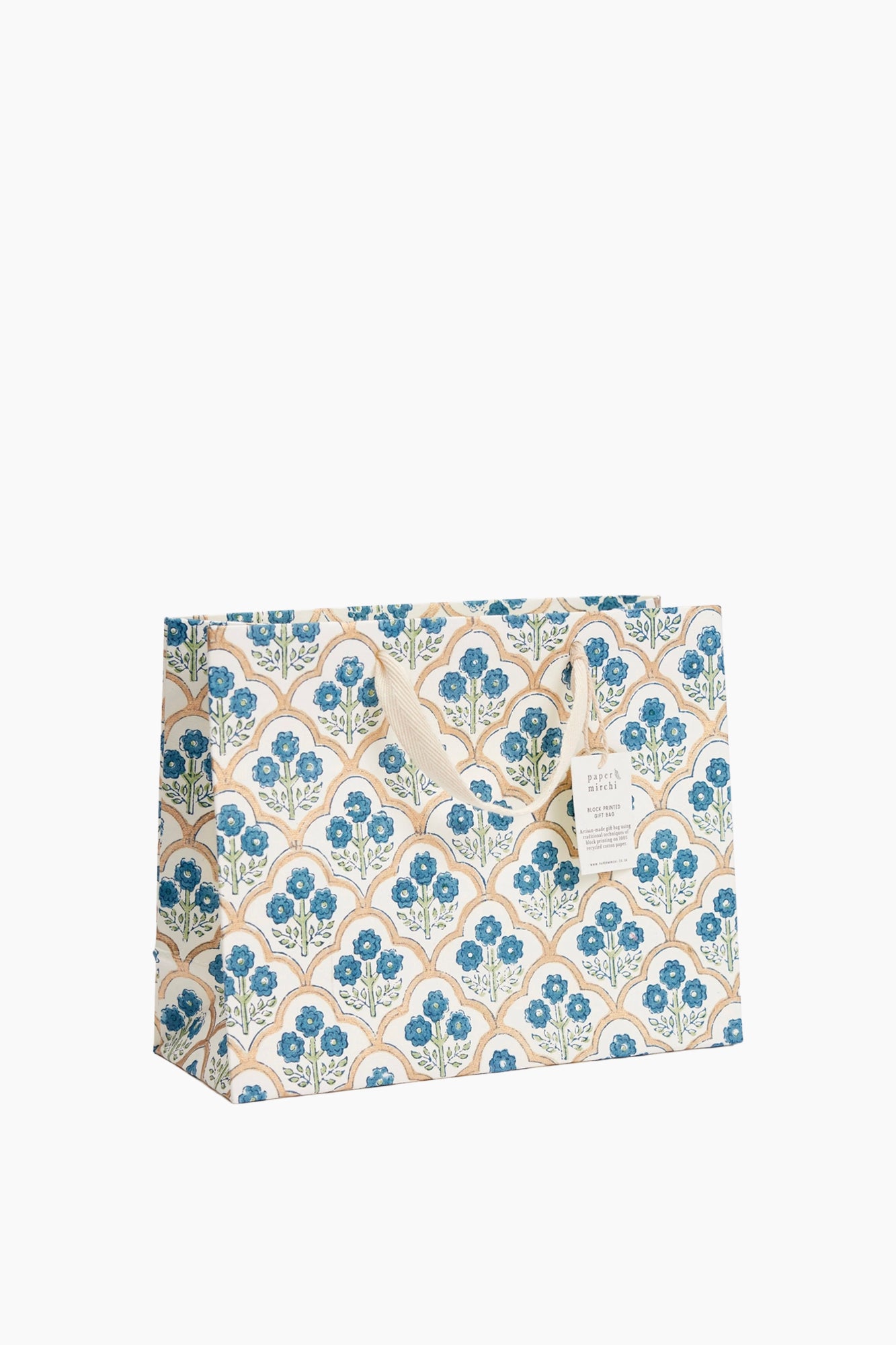 Recycled Cotton Handmade Gift Bag