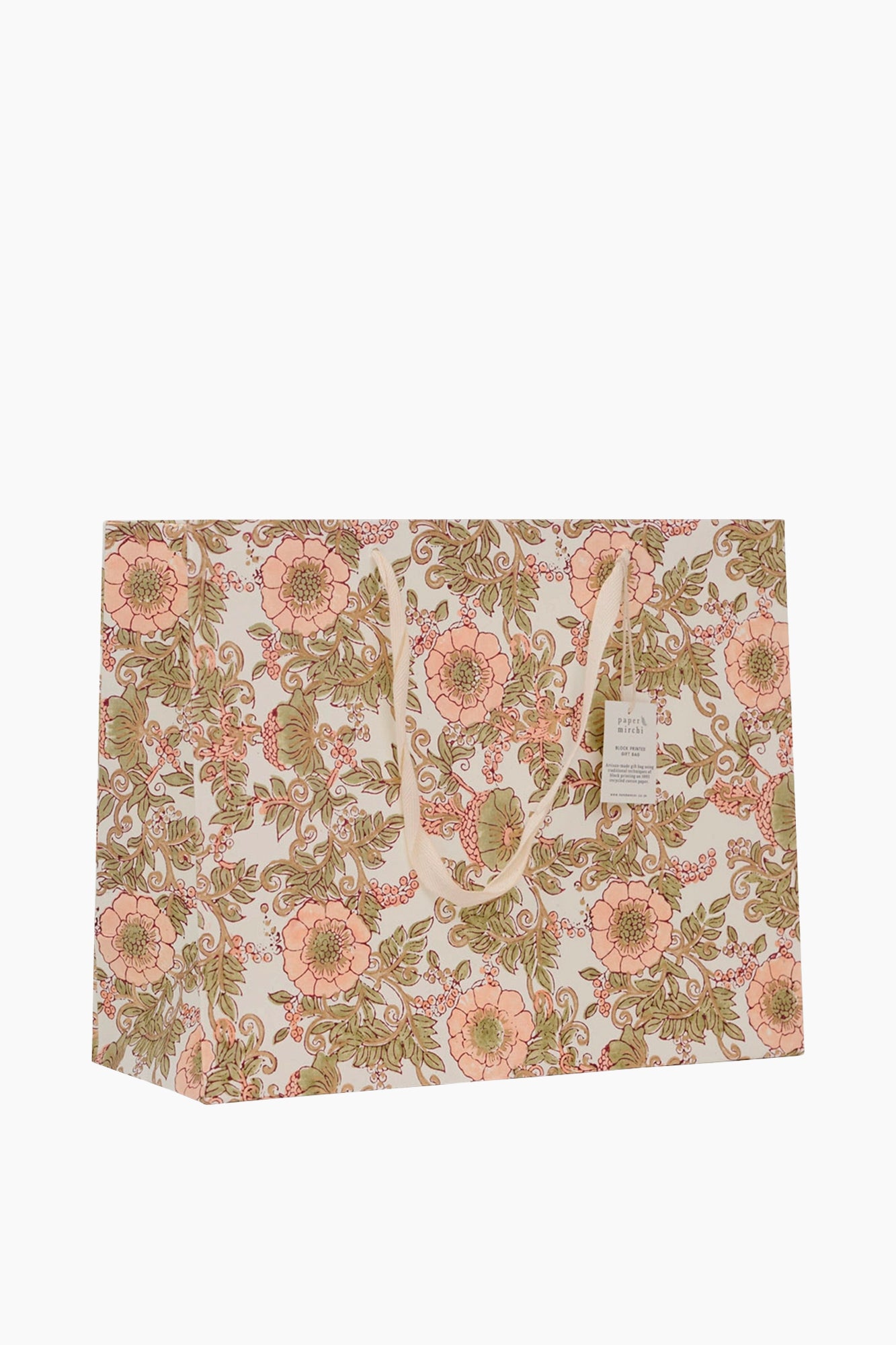 Recycled Cotton Handmade Gift Bag