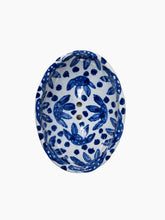 Load image into Gallery viewer, Blue Floral Pedestal Soap Dish
