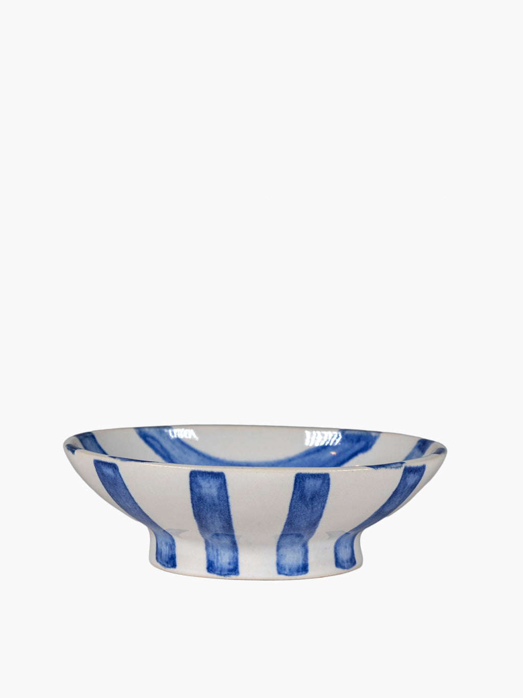 Blue Stripe Soap Dish
