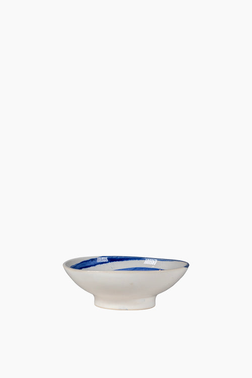 Blue Spiral Soap Dish