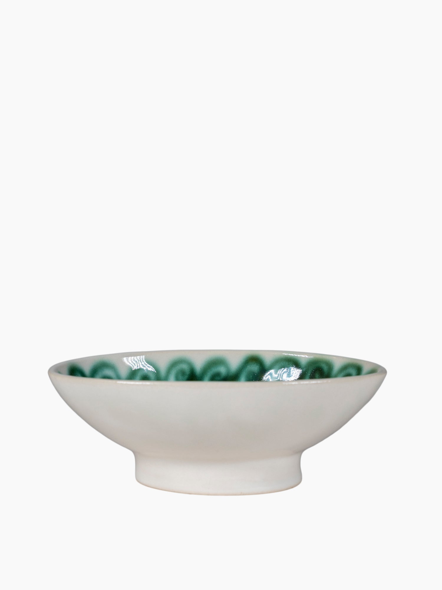 Oval Emerald Spirals Soap Dish