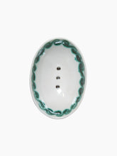 Load image into Gallery viewer, Oval Emerald Spirals Soap Dish
