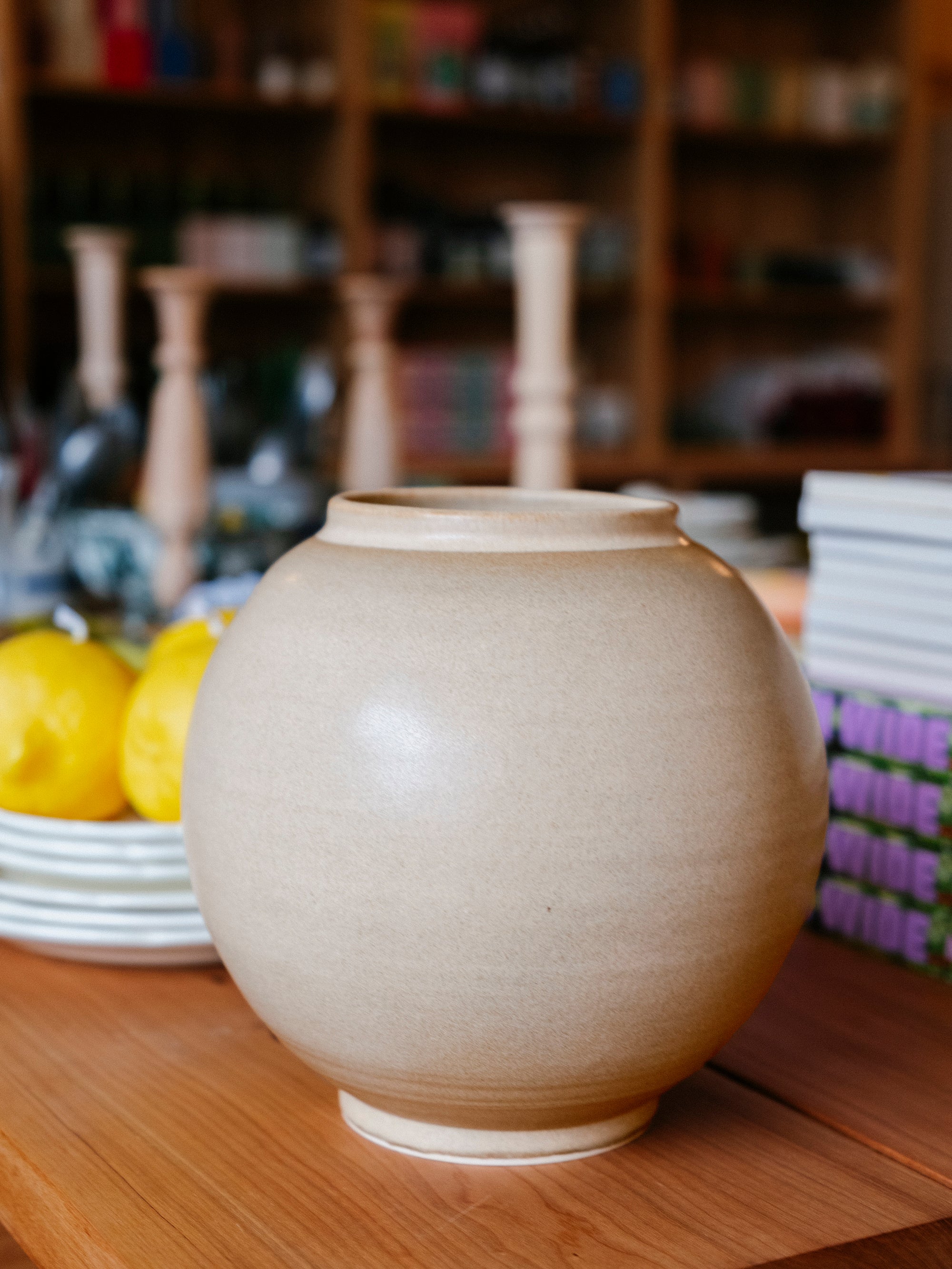 Moon Jar Vase | Assorted Sizes + Colors