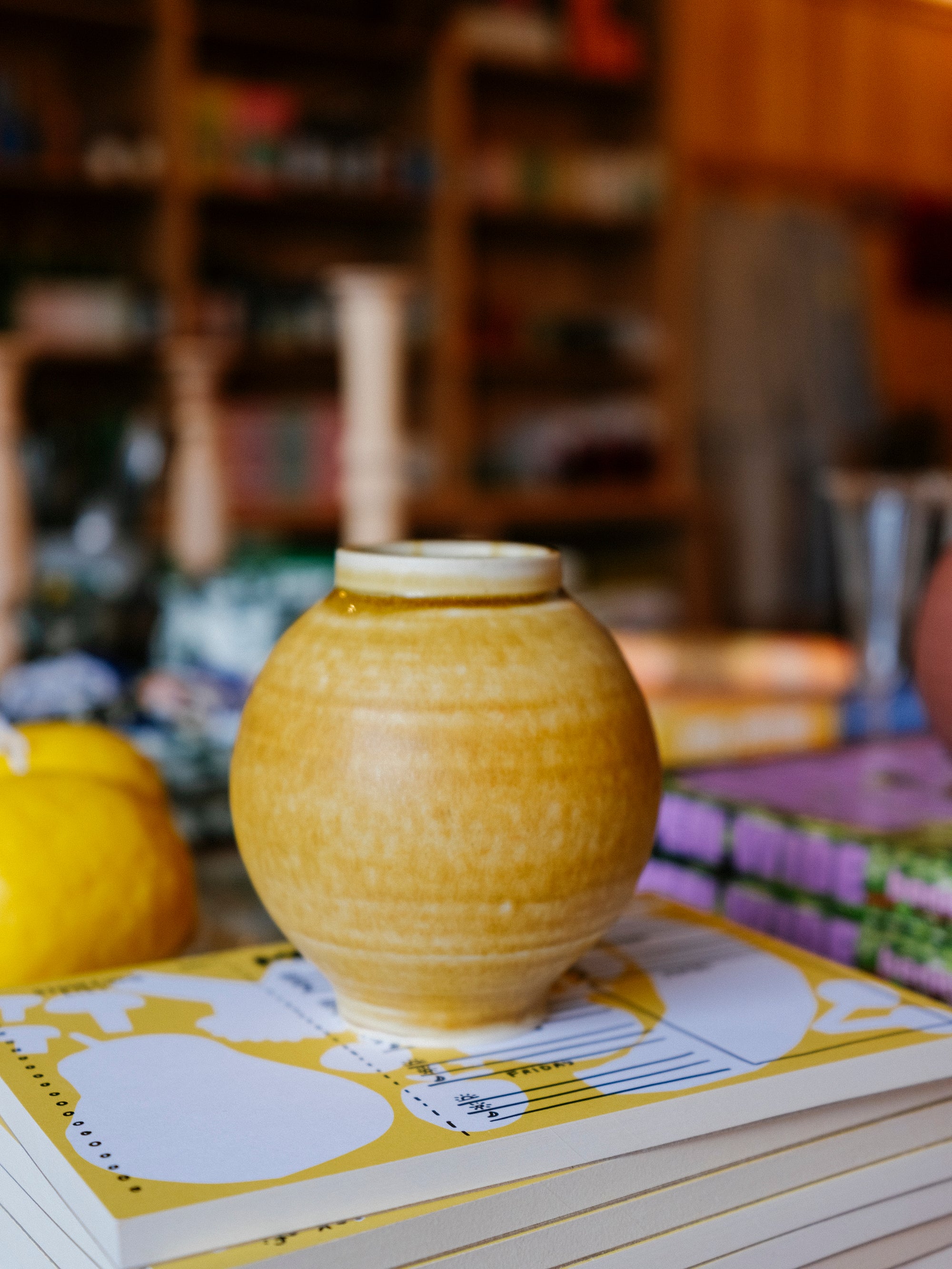 Moon Jar Vase | Assorted Sizes + Colors