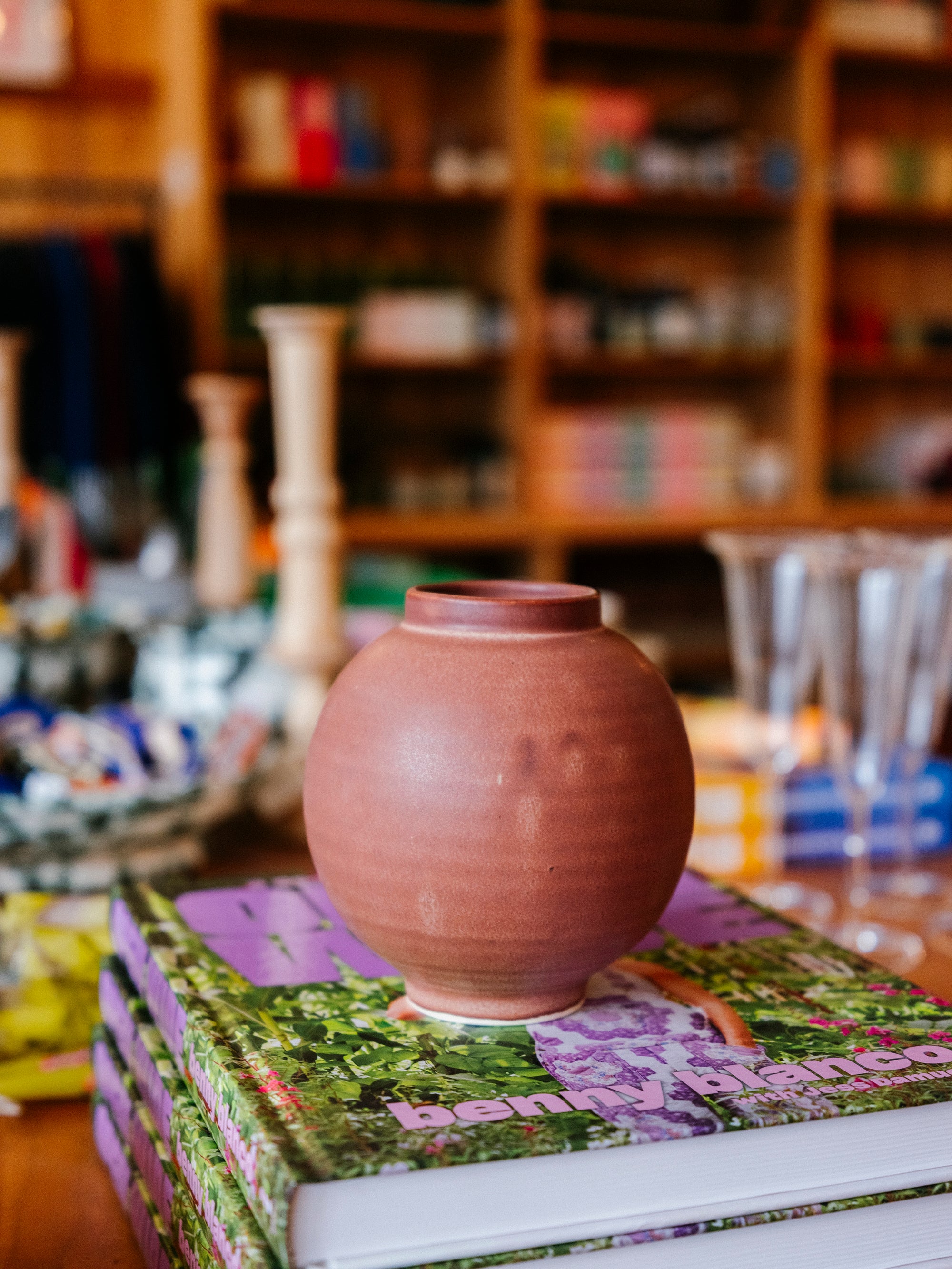 Moon Jar Vase | Assorted Sizes + Colors