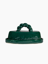 Load image into Gallery viewer, Emerald Corde Butter Dish

