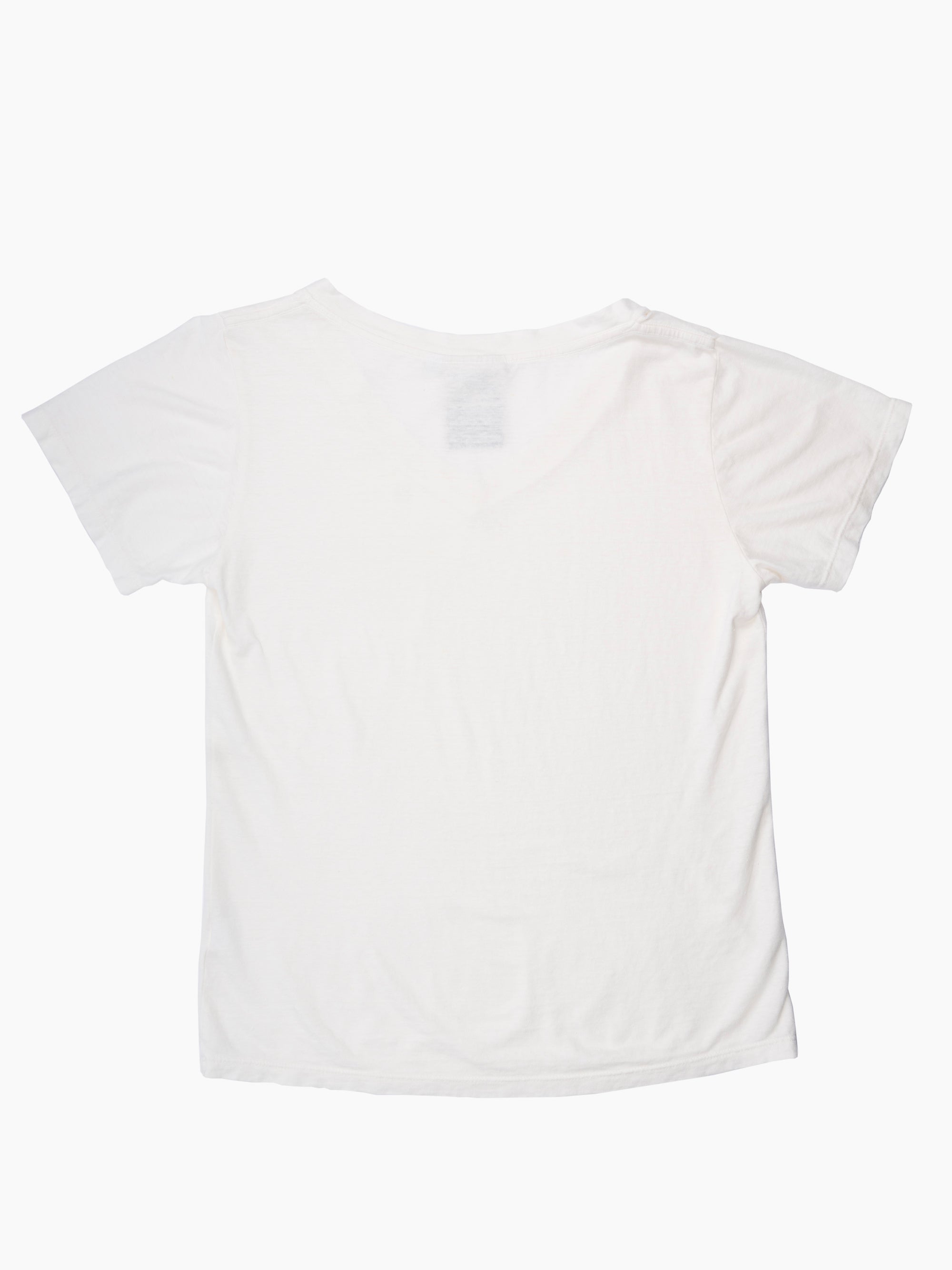 Paige V-Neck Tee | White