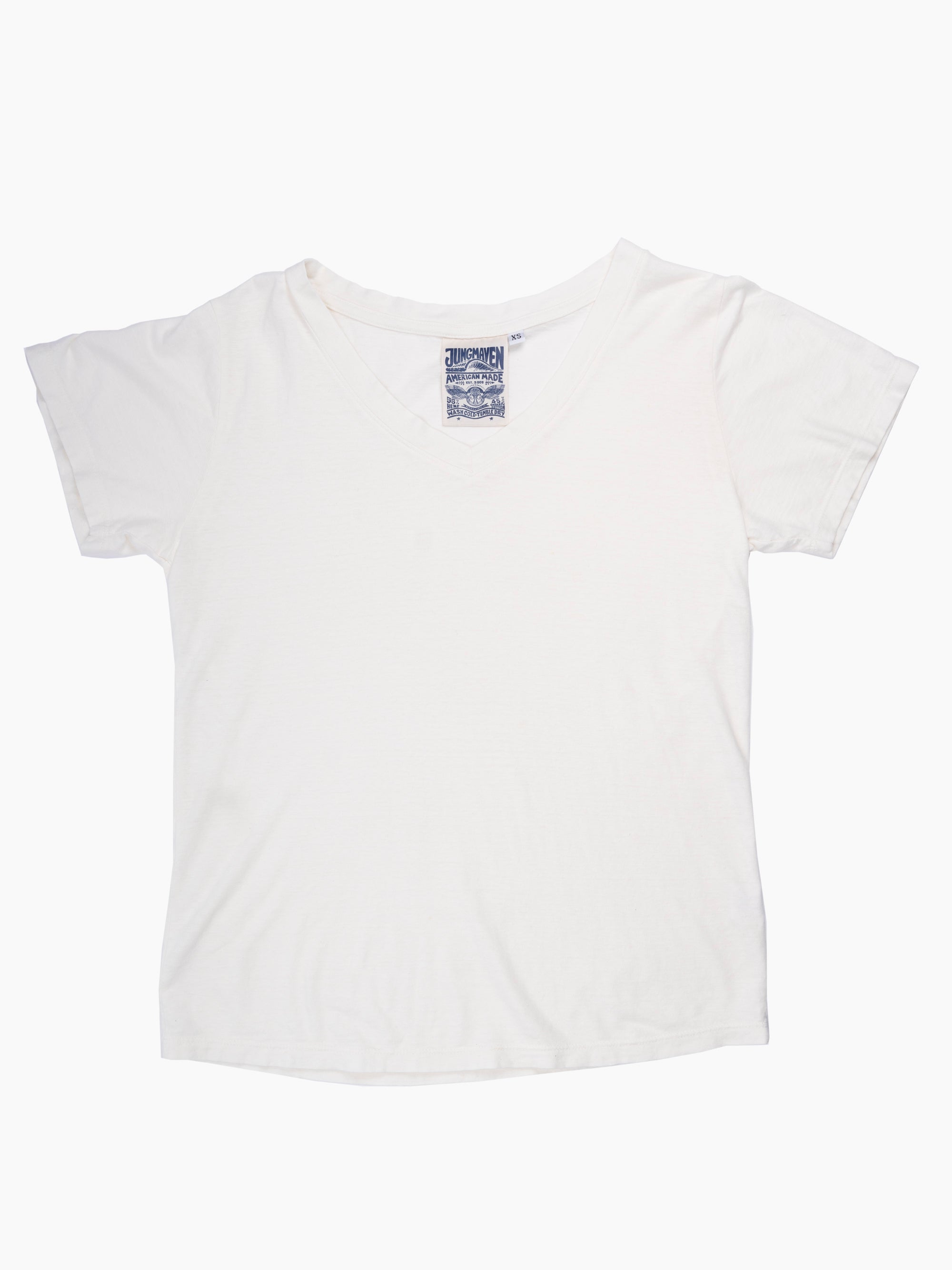 Paige V-Neck Tee | White