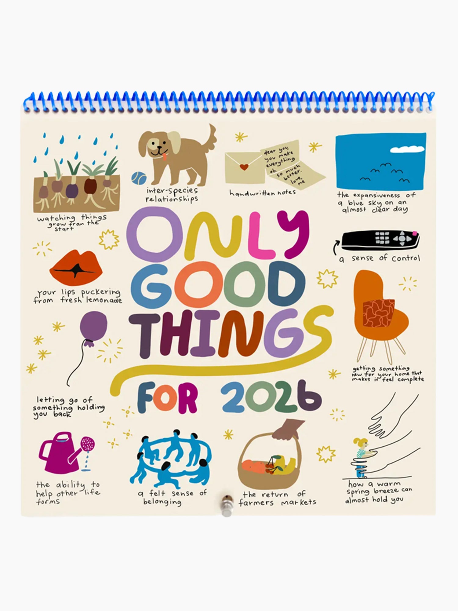 2026 Only Good Things Wall Calendar