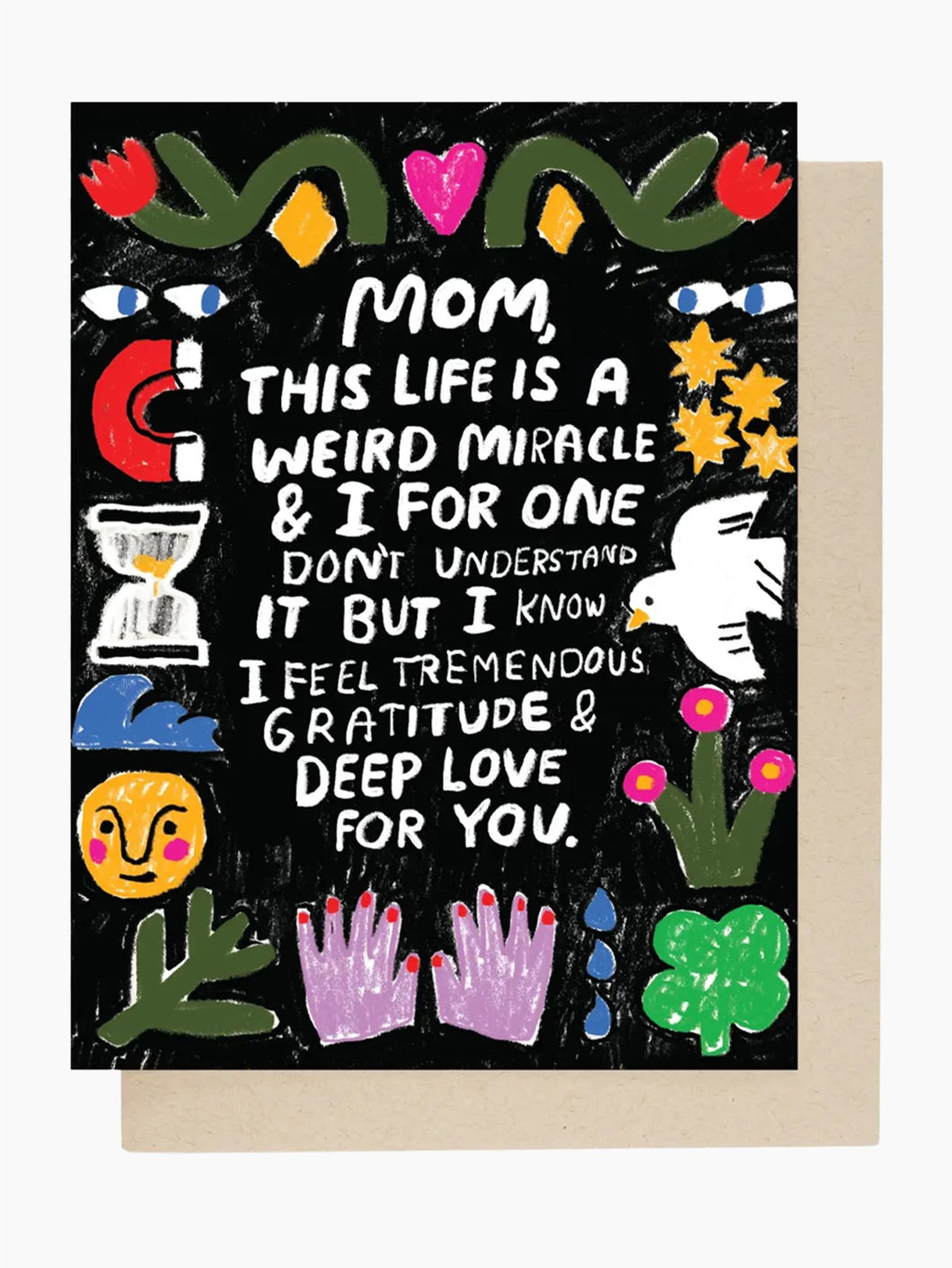 Weird Miracle Mom Card