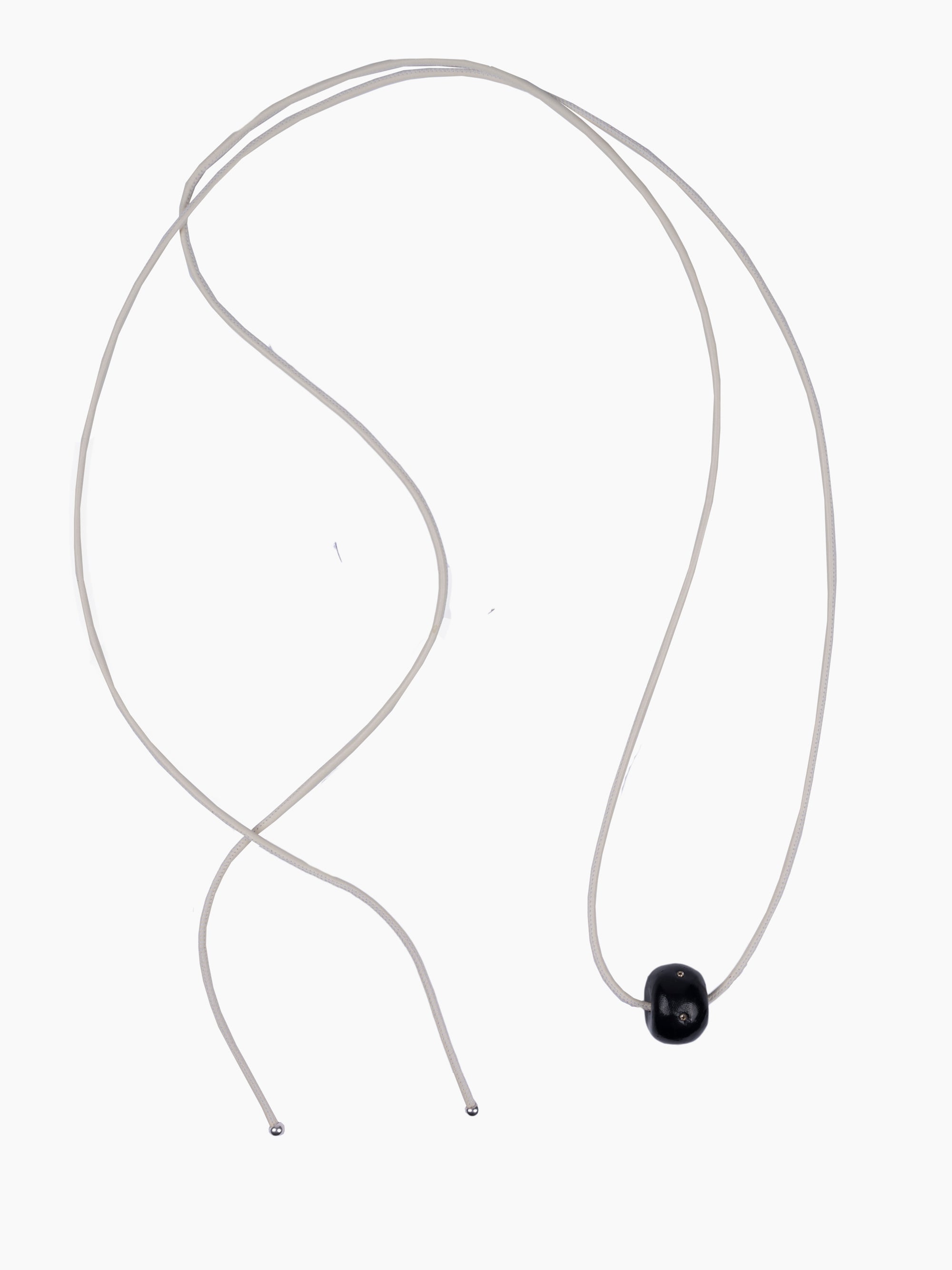 Clay Bead | Milk and Black