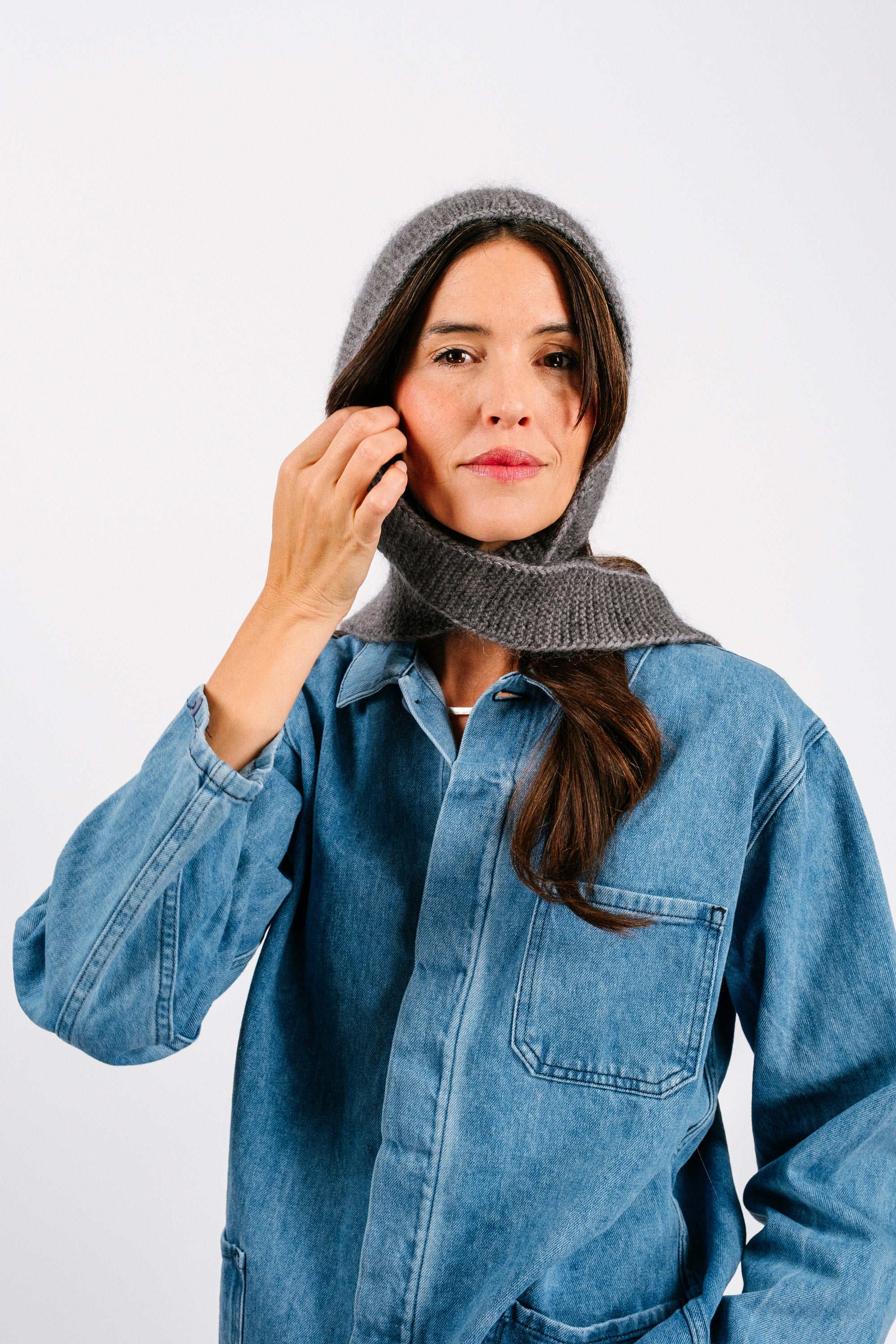 Gray Melange Balaclava