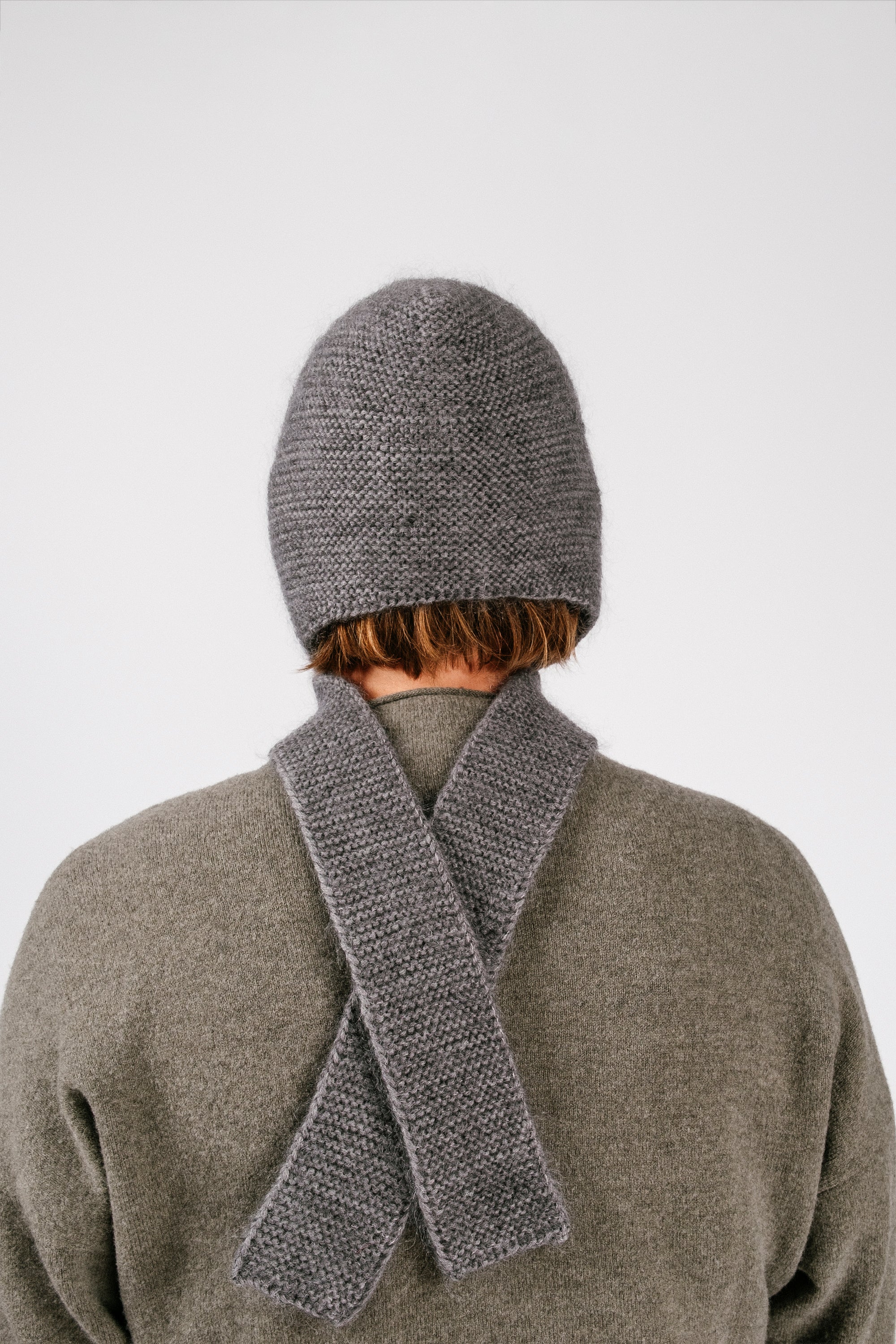 Gray Melange Balaclava
