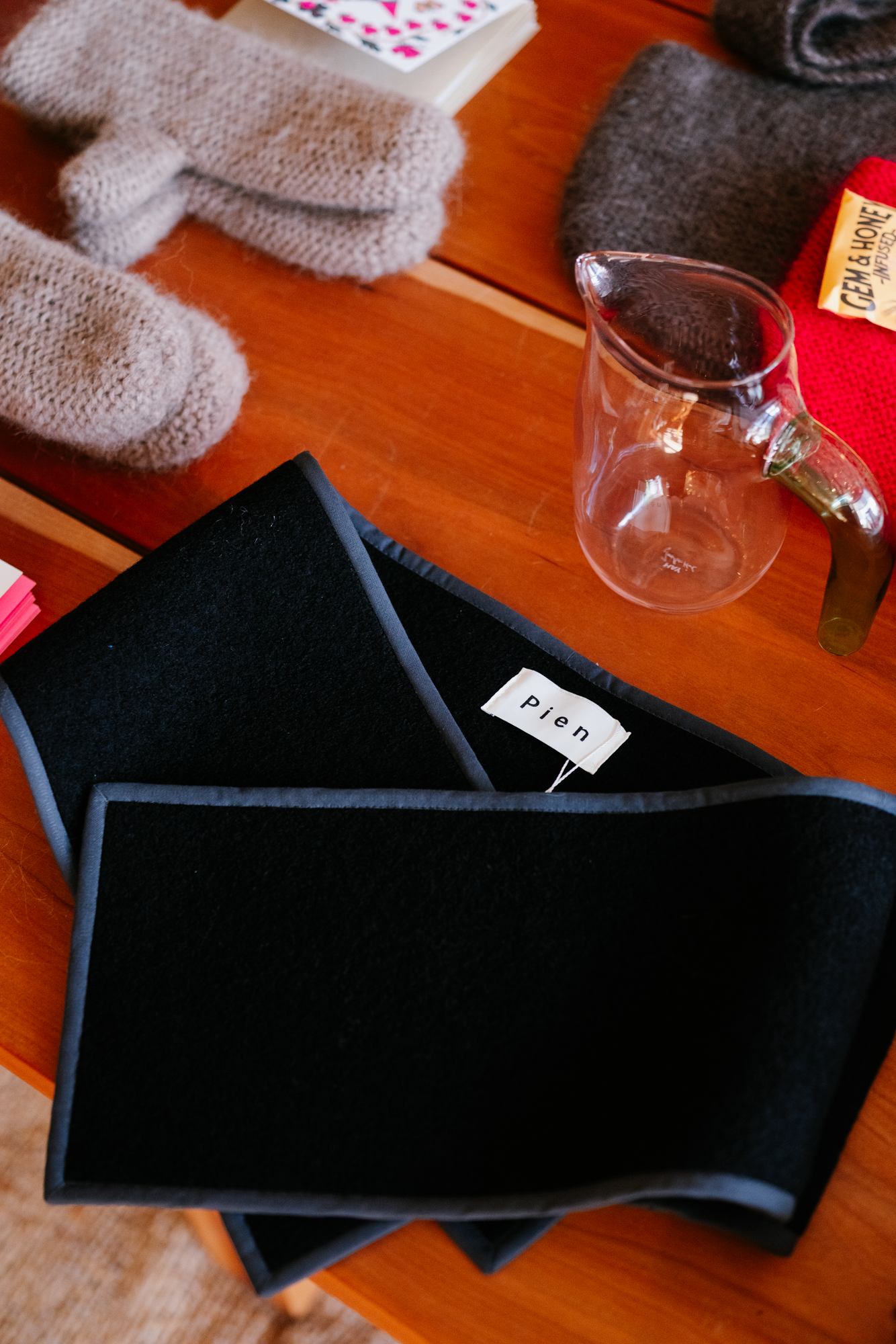 Mini Boiled Wool Scarf