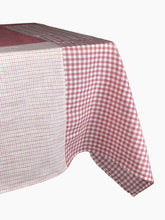 Load image into Gallery viewer, Pink Patchwork Tablecloth
