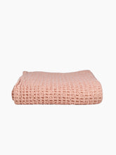 Load image into Gallery viewer, Blush Waffle Bath Towel
