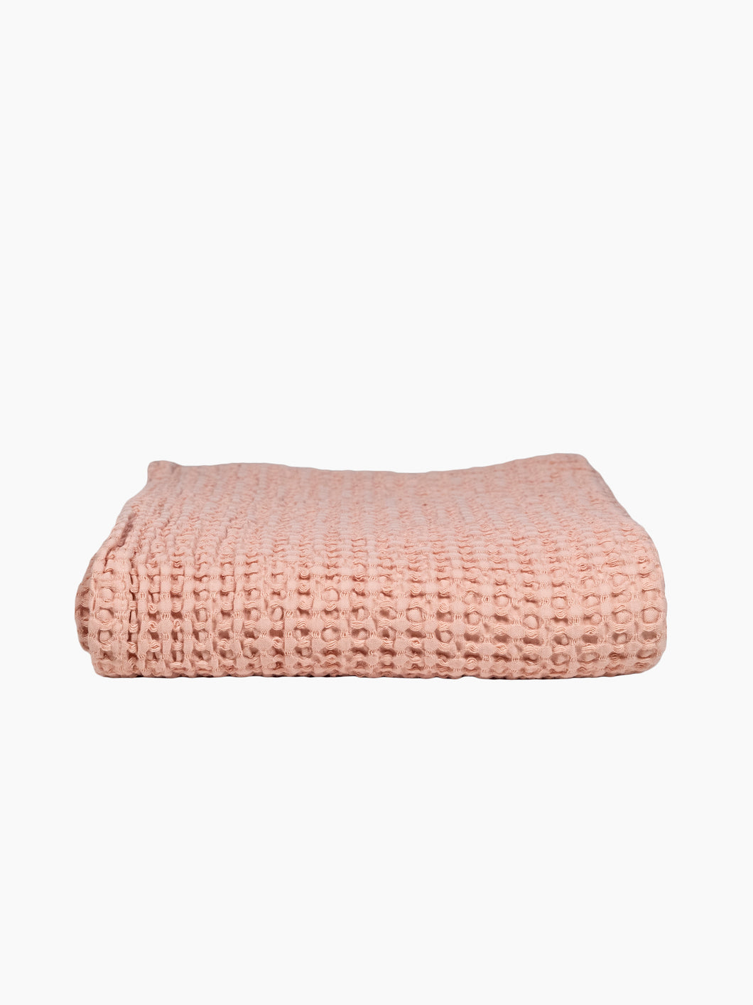 Blush Waffle Bath Towel