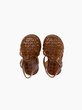 Load image into Gallery viewer, Children&#39;s French Recycled Hemp Fisherman Sandals in Sepia
