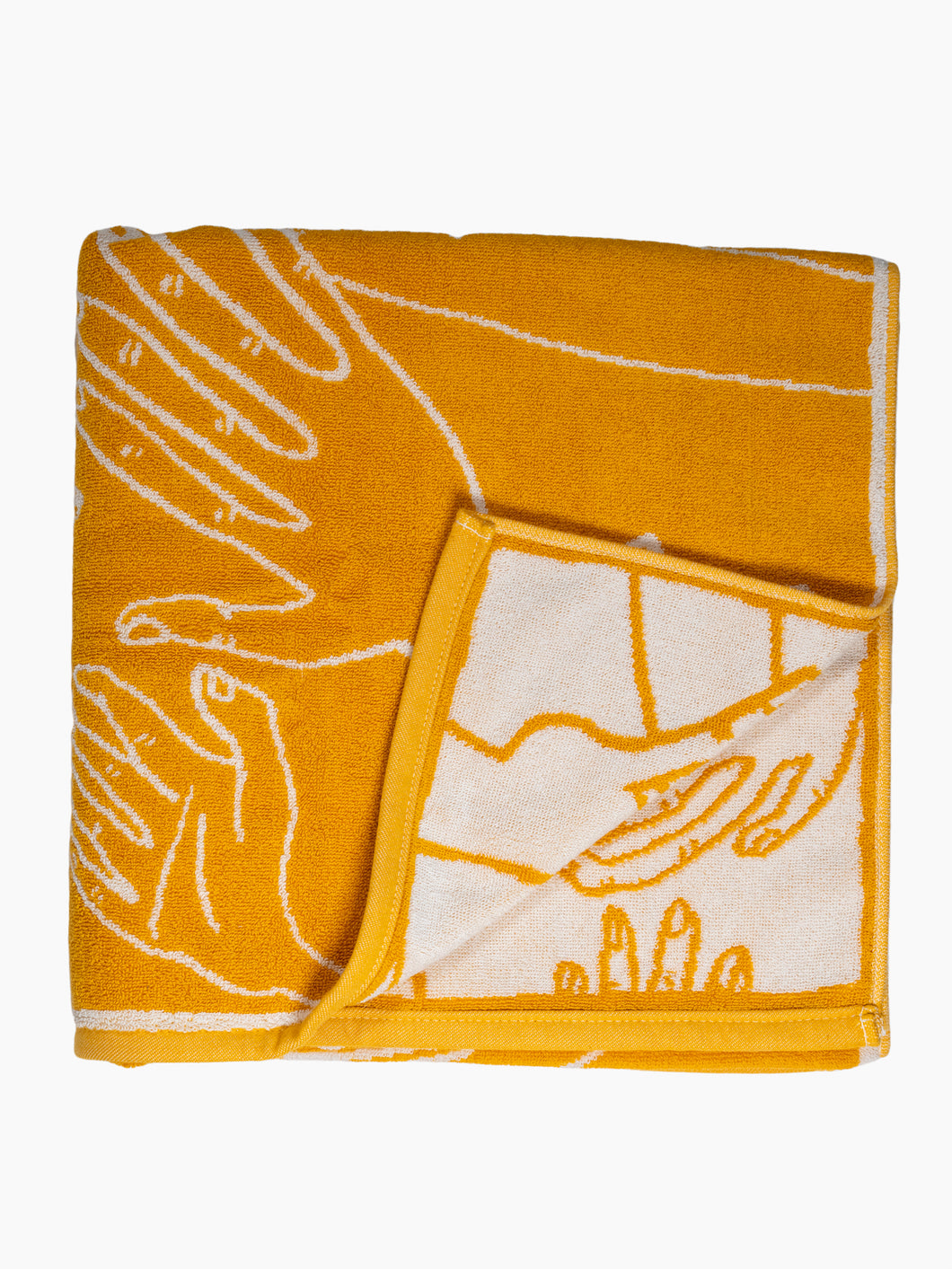 Hand Towel Body Towel, Gold