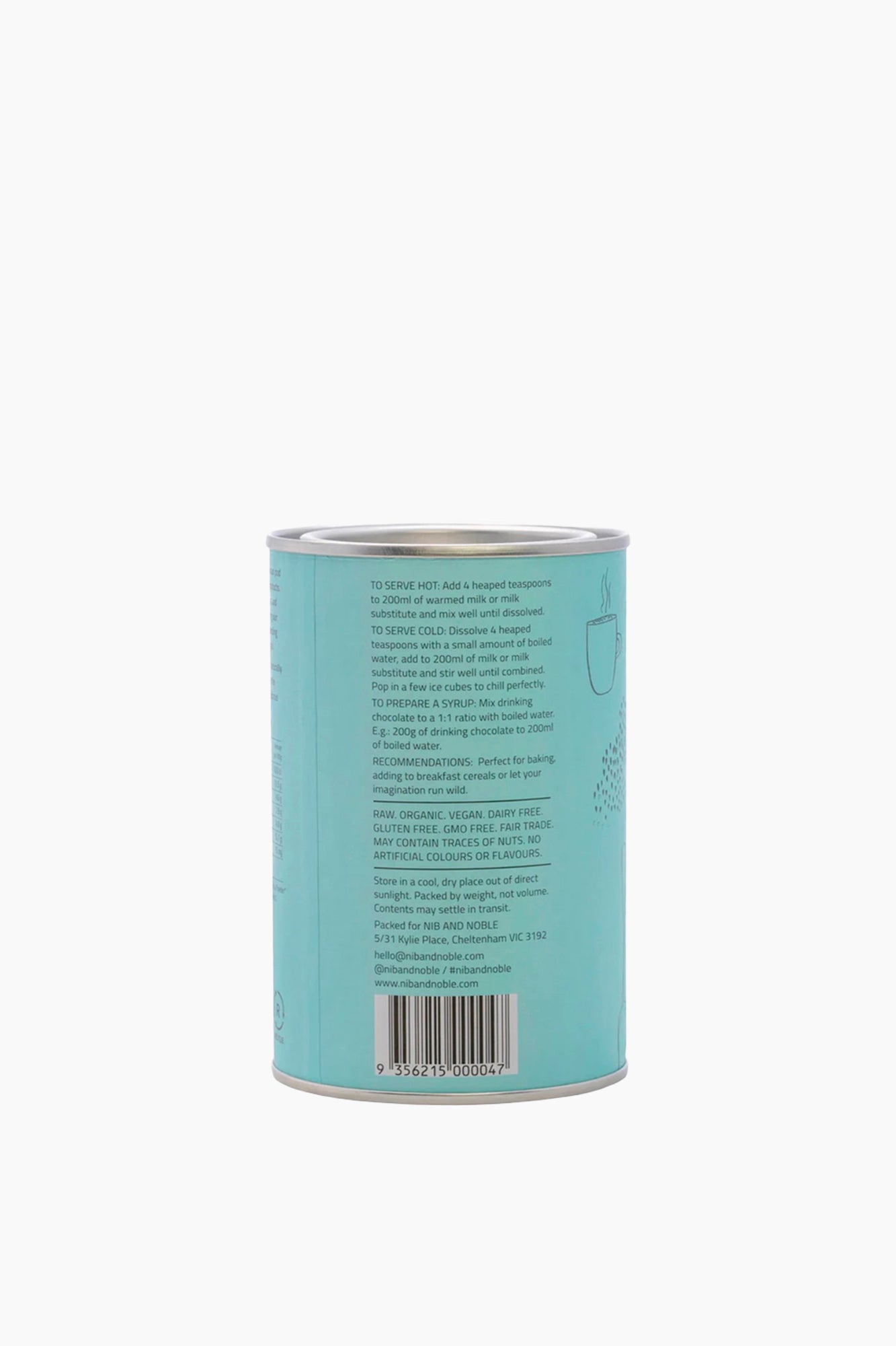 Organic Drinking Chocolate 40% Cacao