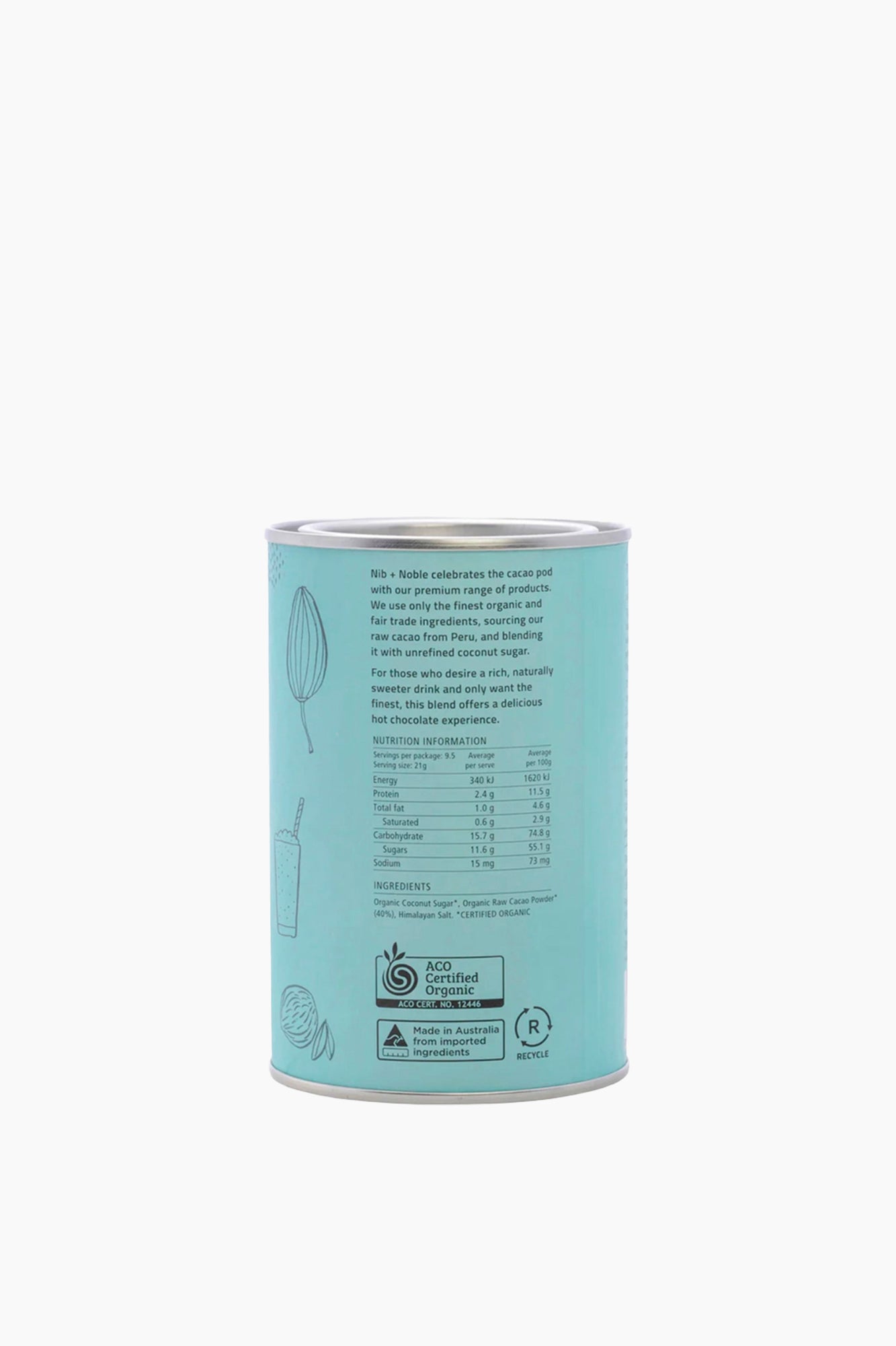 Organic Drinking Chocolate 40% Cacao