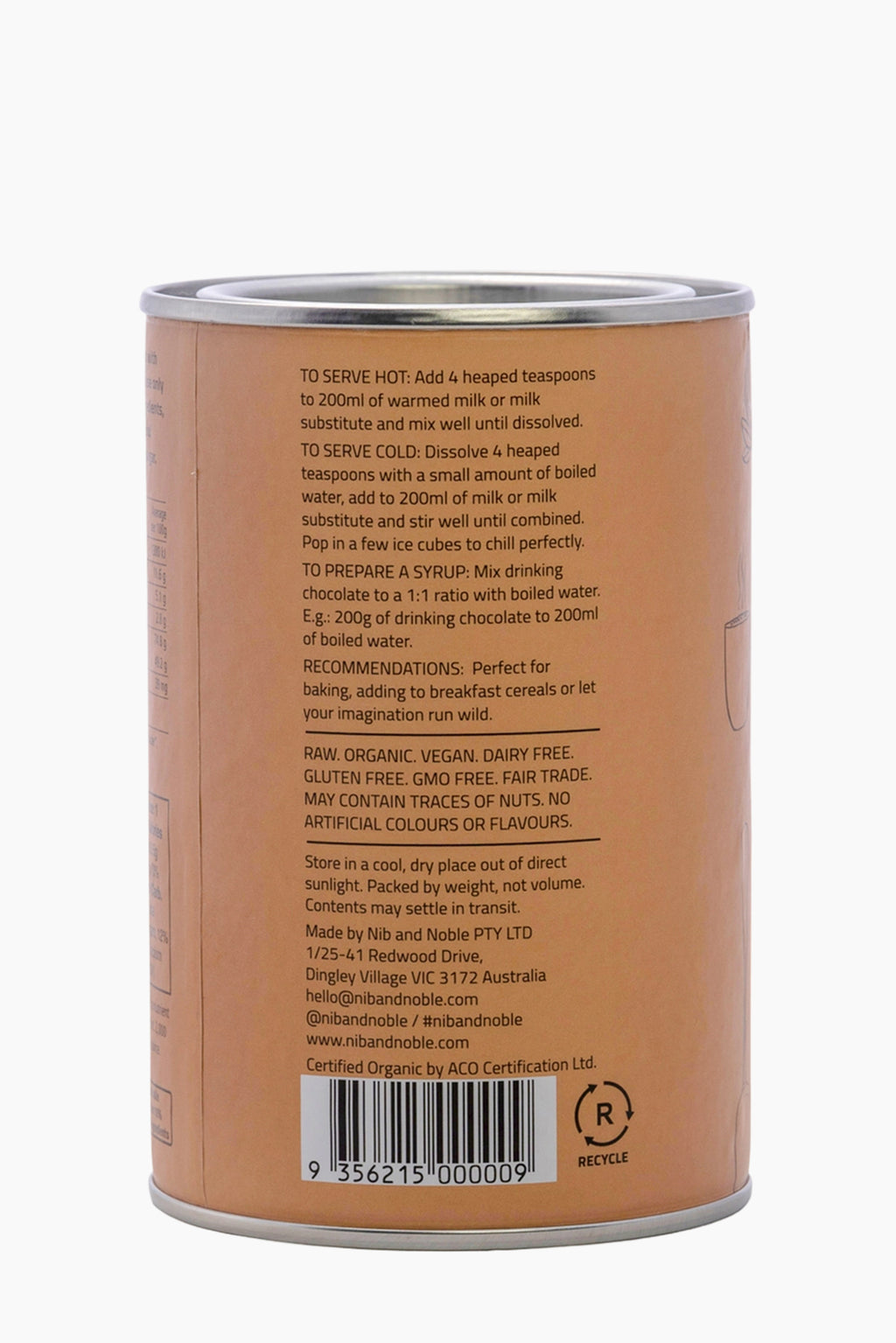 Organic Original Drinking Chocolate