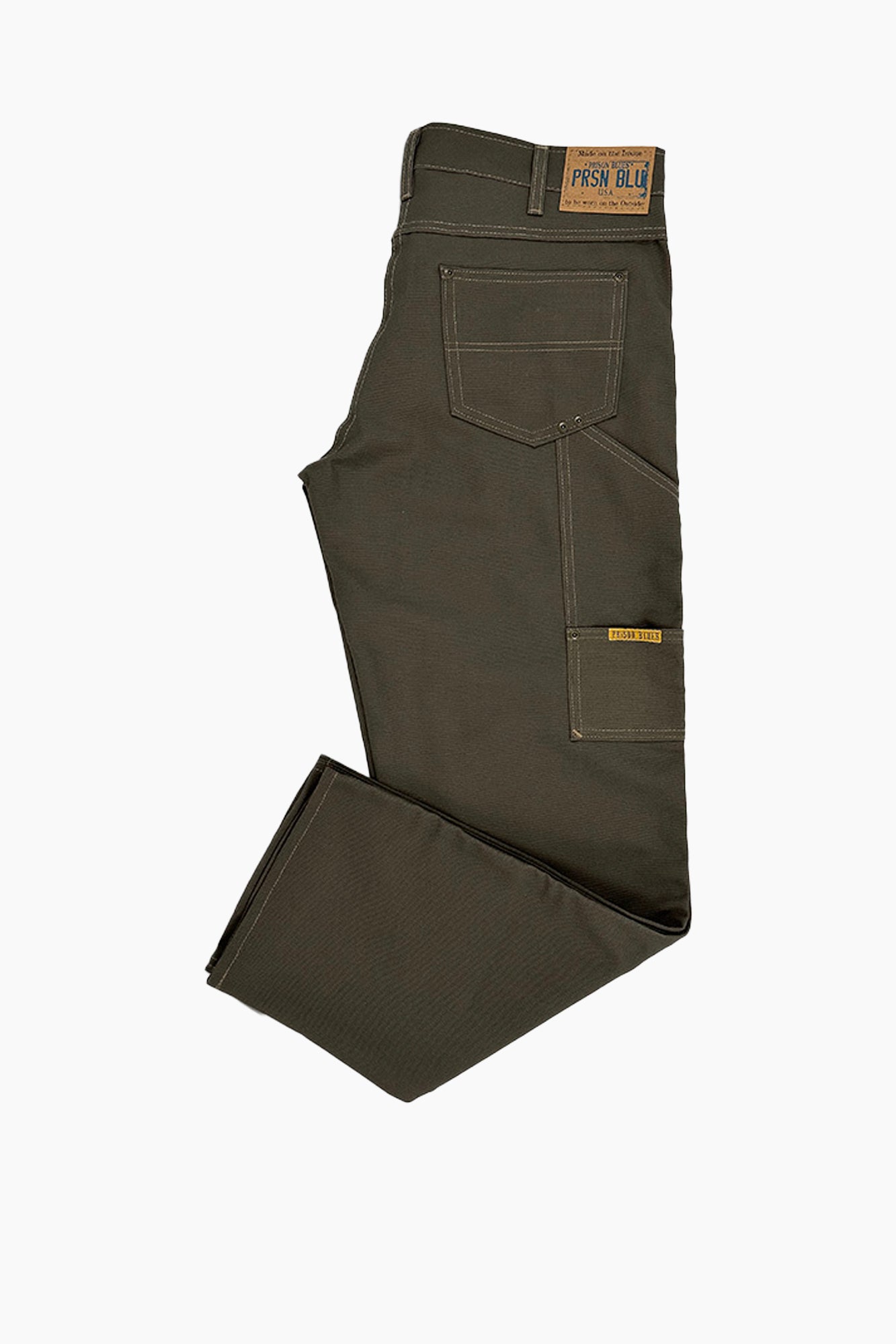 Double Knee Jeans | Rinsed Olive
