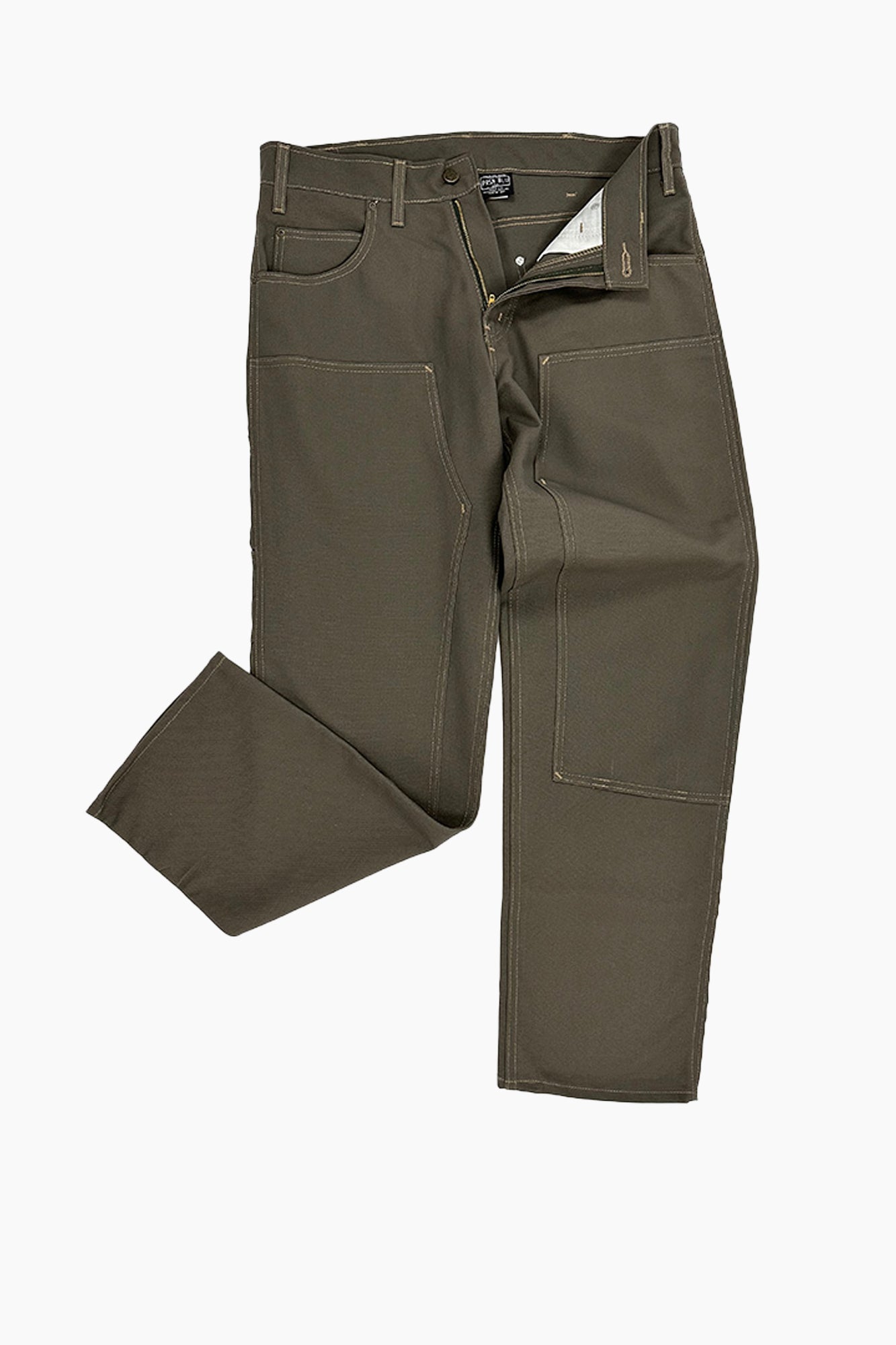Double Knee Jeans | Rinsed Olive