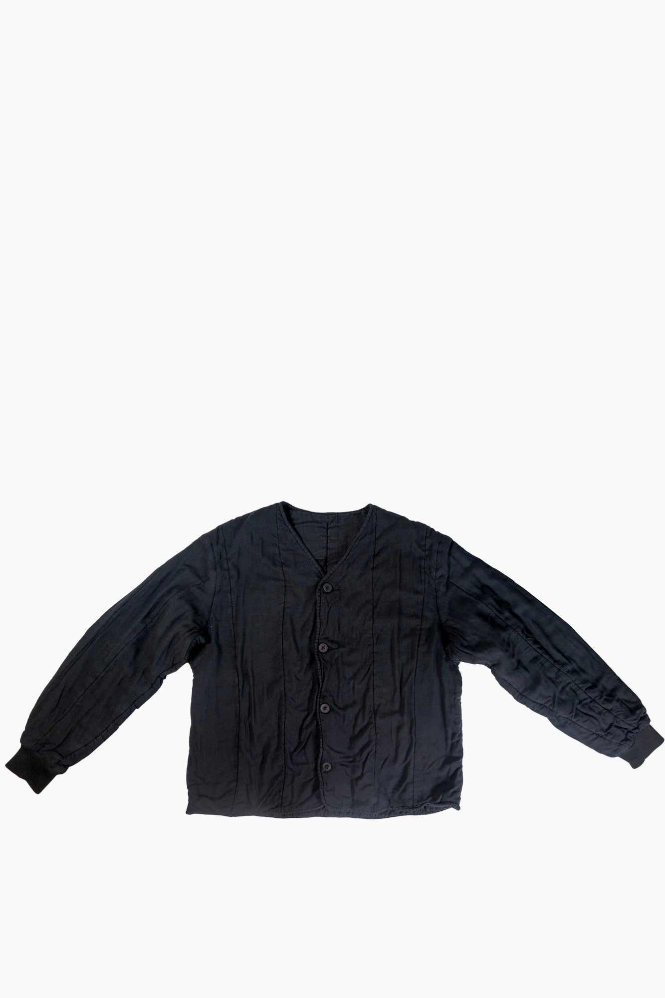 Vintage Quilt Jacket | Black