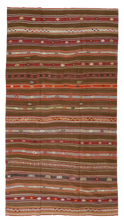 Load image into Gallery viewer, Antique Kilim Flatweave Rug

