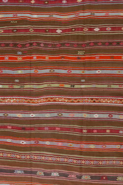 Antique Kilim Flatweave Rug