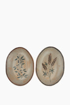 Handpainted Oval Dish