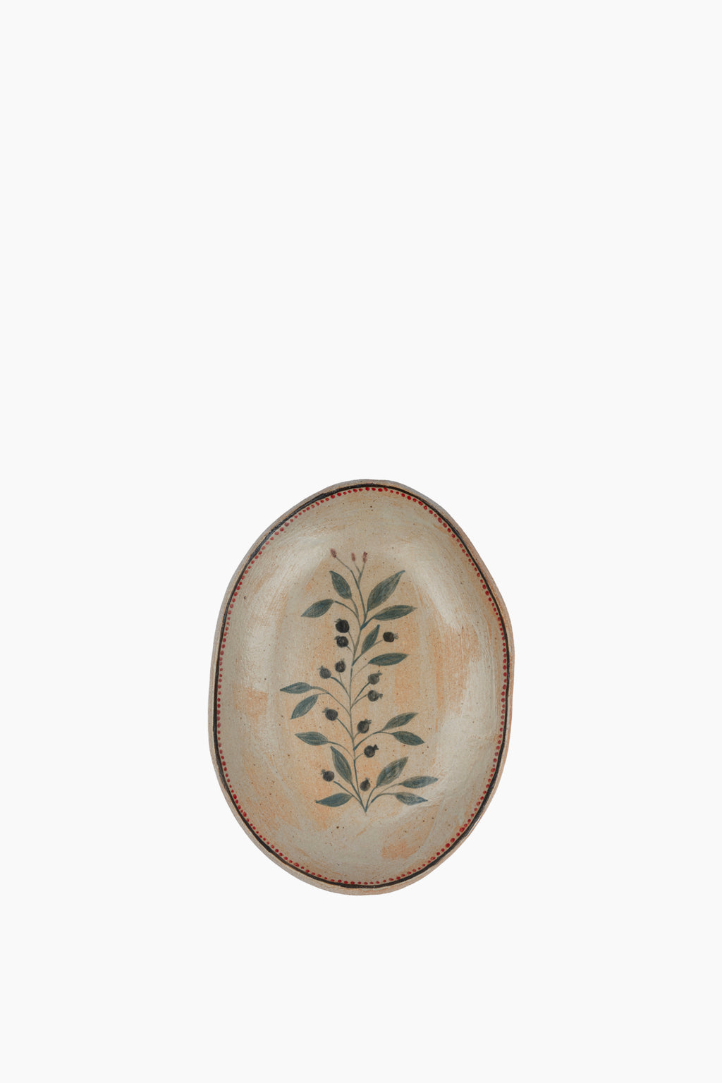 Handpainted Oval Dish