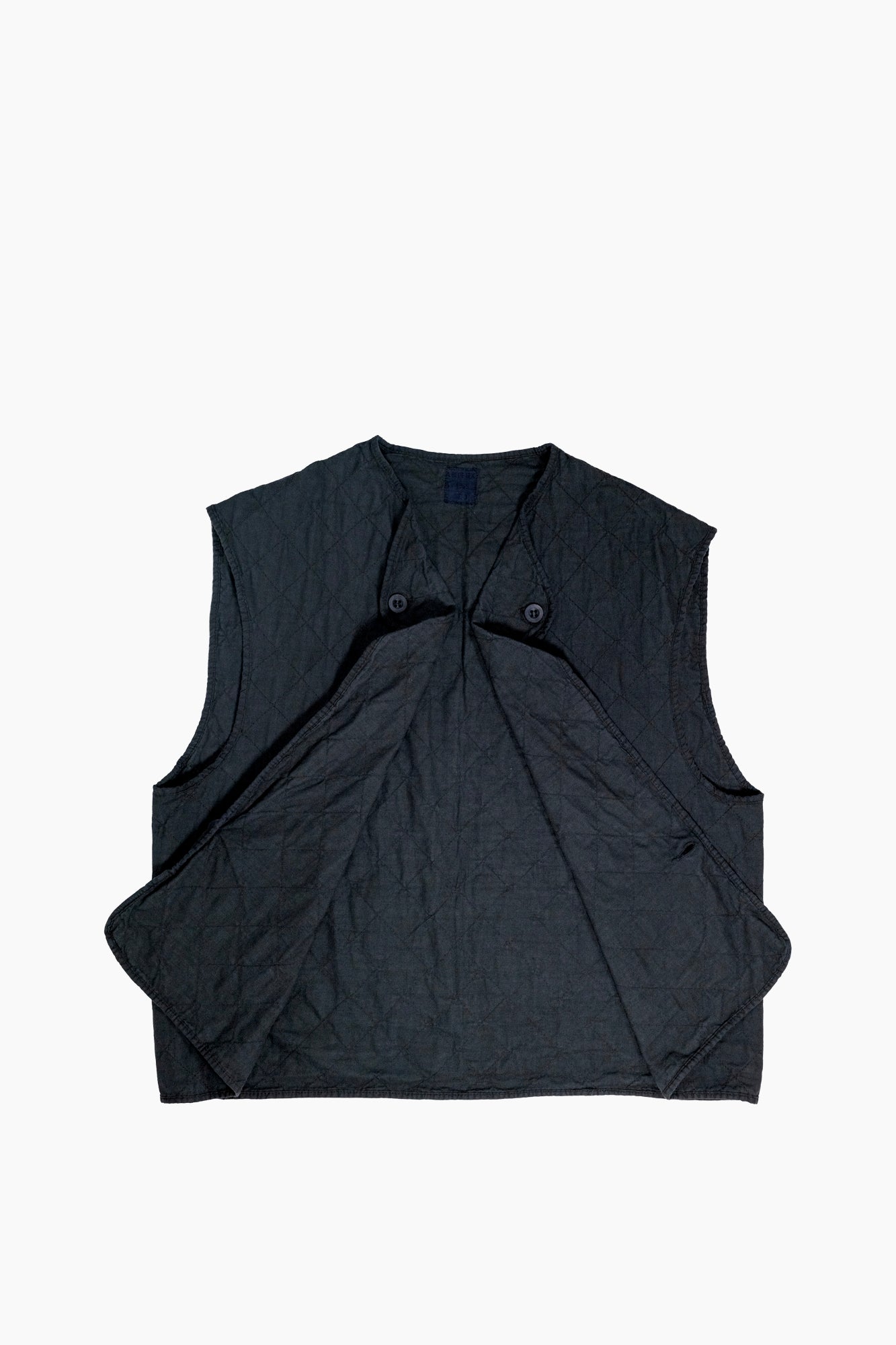 Vintage Quilted Vest | Ocean Blue