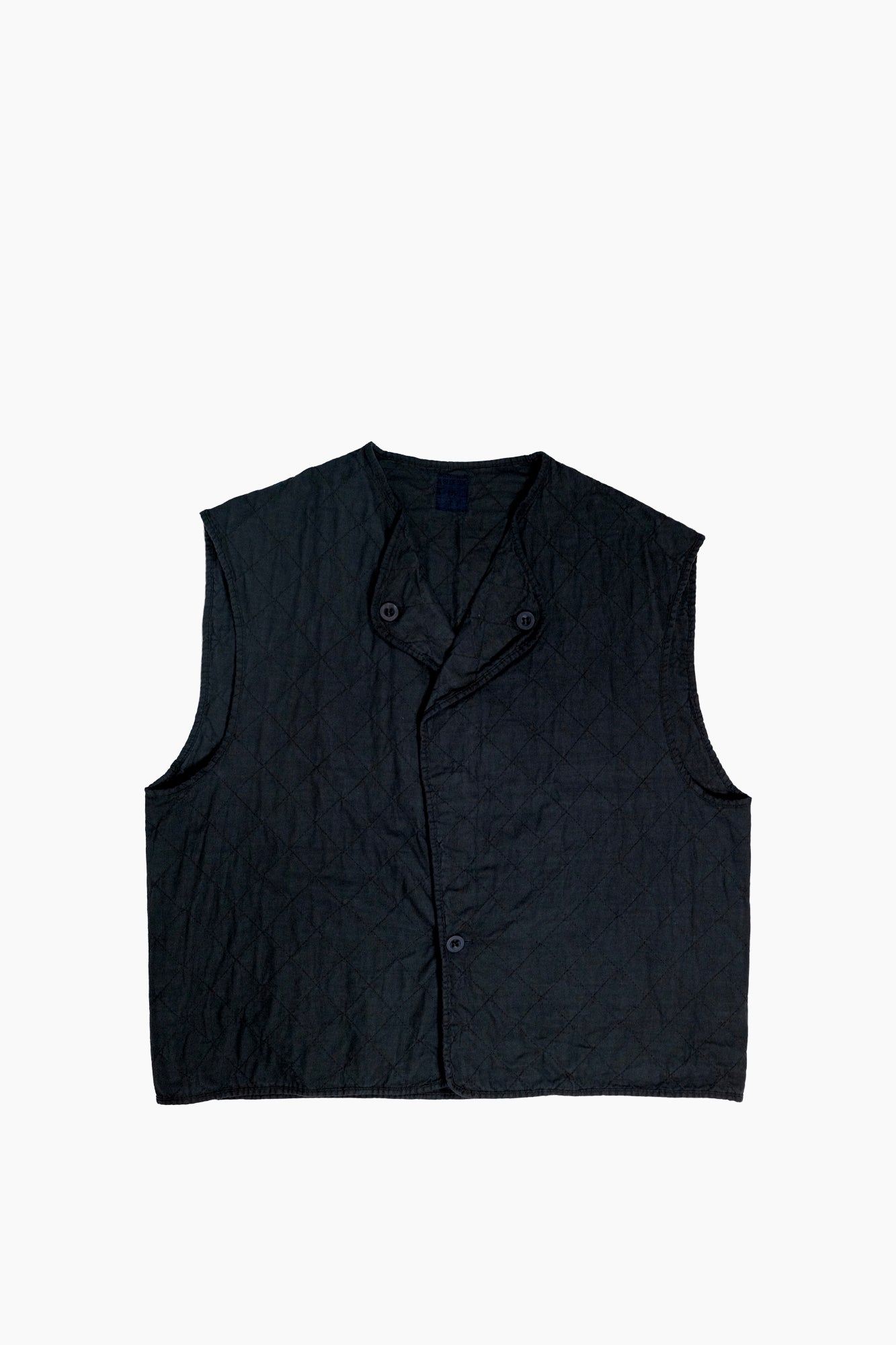 Vintage Quilted Vest | Ocean Blue